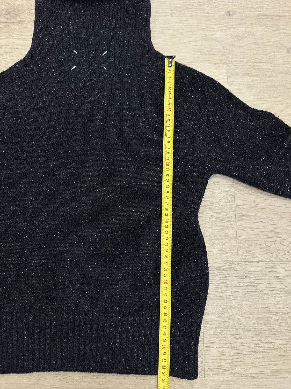 Maison Margiela 1999 fall lurex navy sweater Size M / US 6-8 / IT 42-44 - 9 Thumbnail