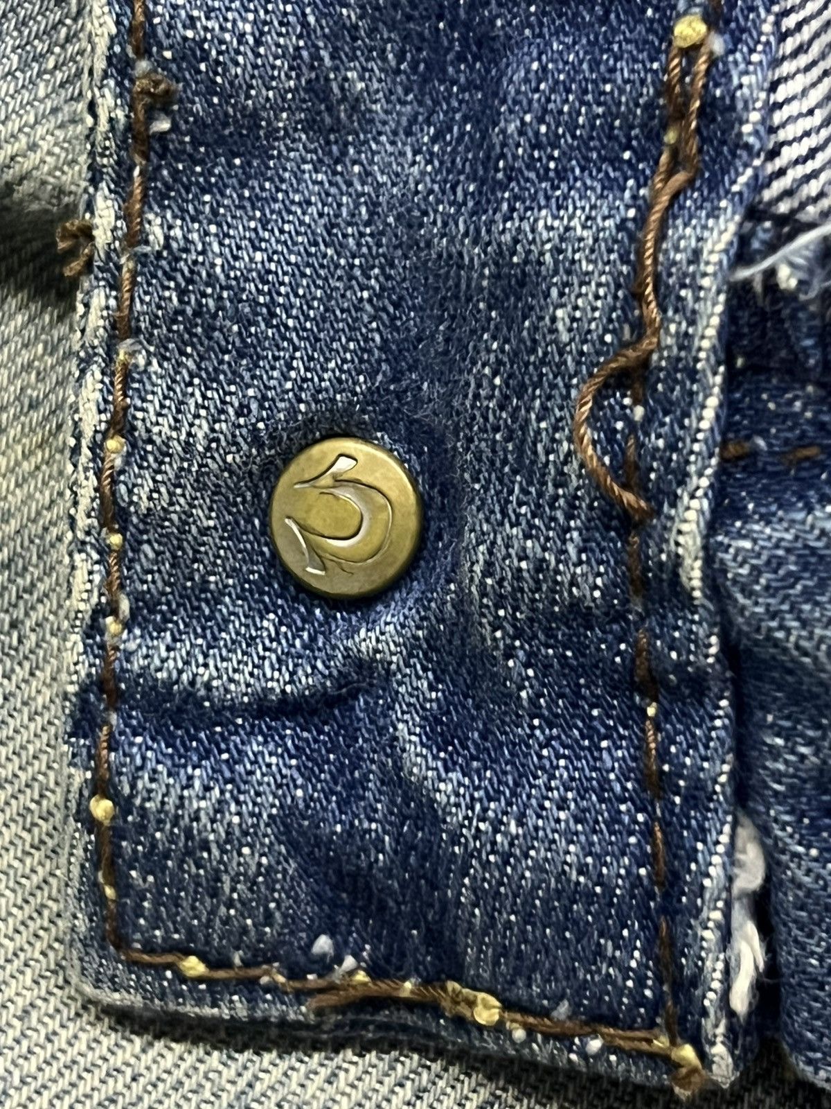 True Religion Vintage 00s True Religion Billy SUPER T Made In USA - W38 Size US 38 / EU 54 - 12 Thumbnail