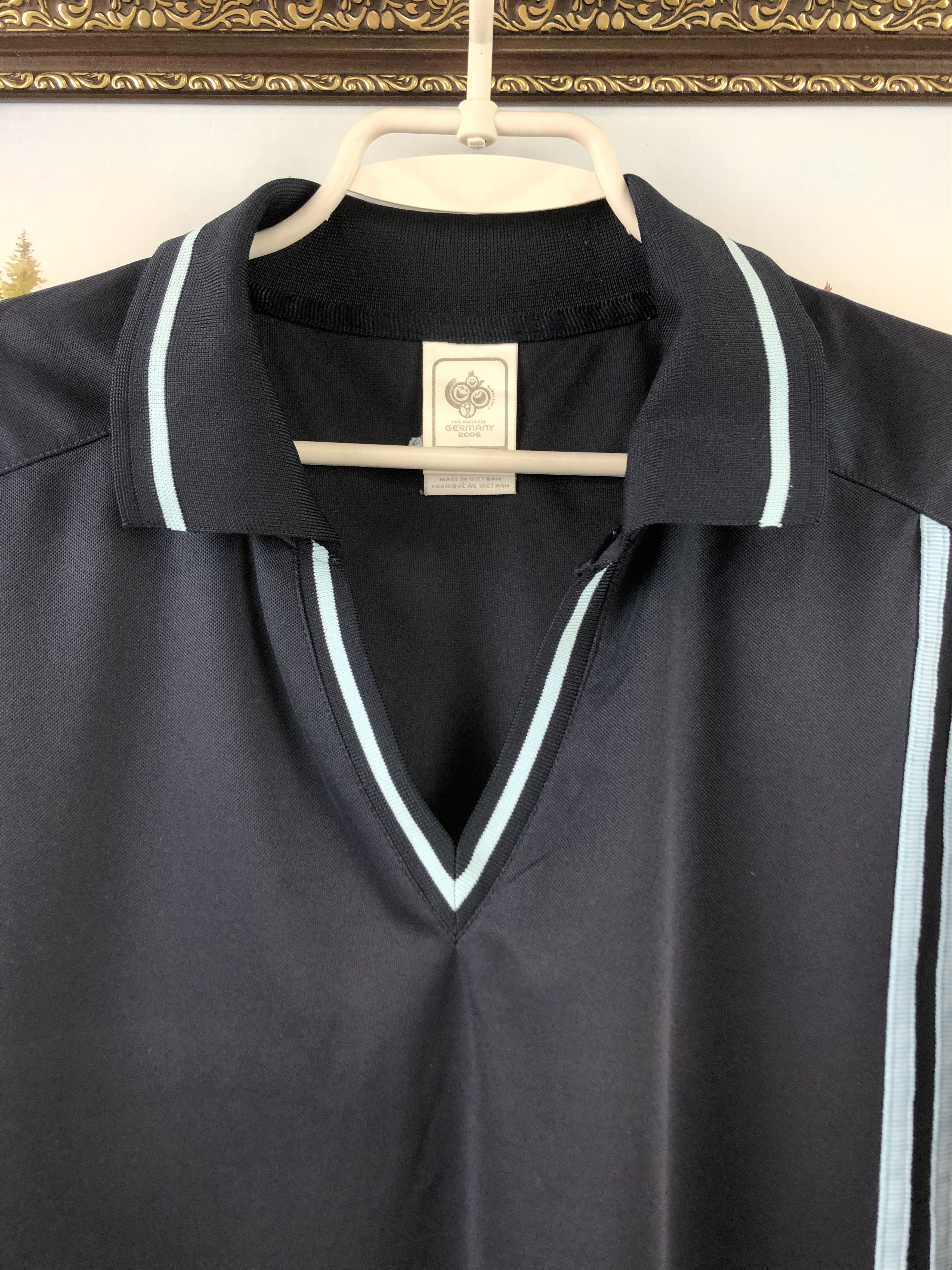 Adidas Vintage Argentina Football Shirt Soccer Jersey Messi Rare Size US XXL / EU 58 / 5 - 7 Thumbnail