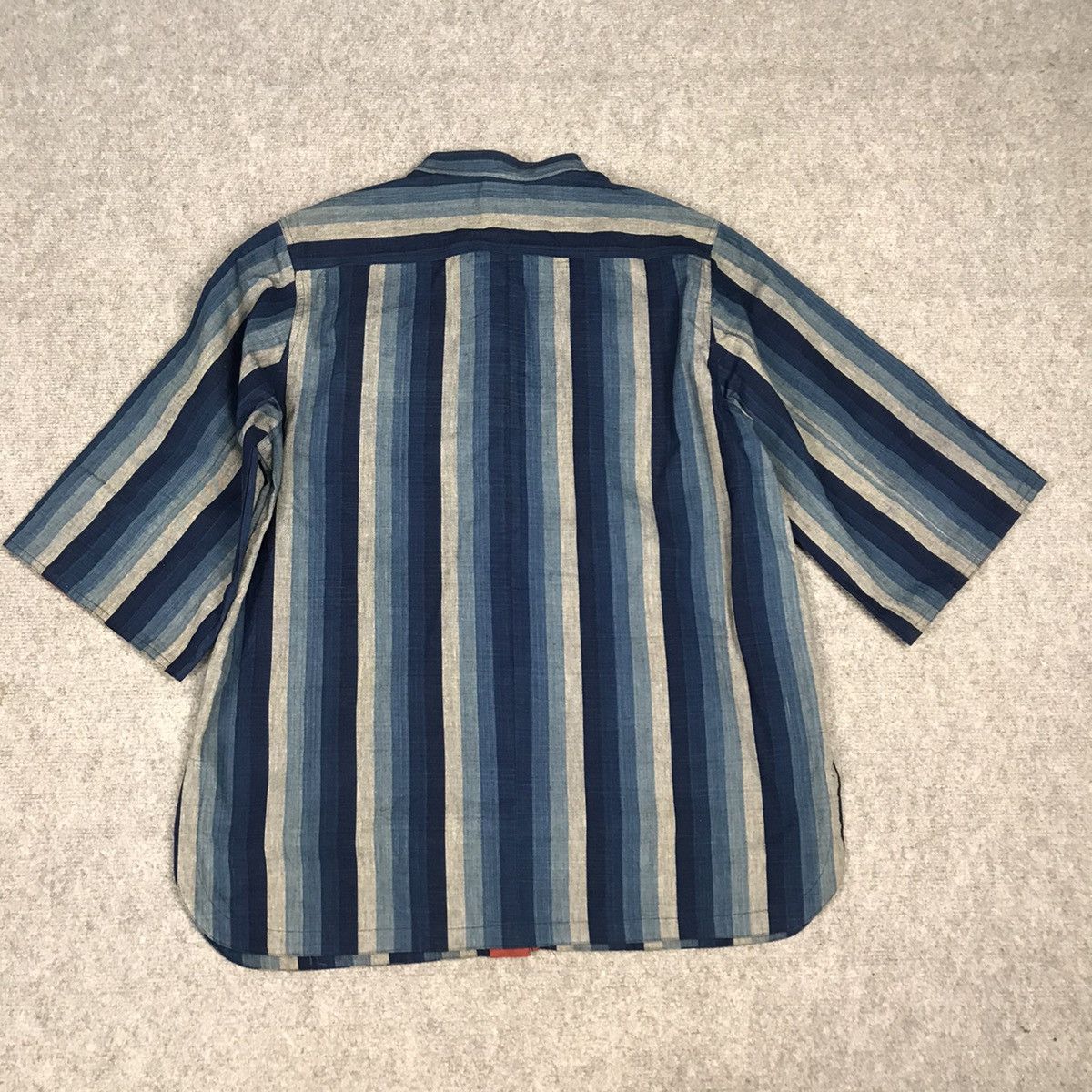 Indigo × Japanese Brand JAPAN INDIGO STRIPE DESIGN BUTTON JACKET Size US M / EU 48-50 / 2 - 8 Thumbnail