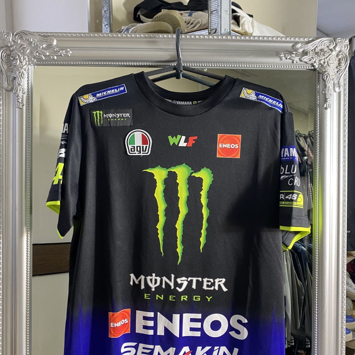 Vintage Vintage Monster Yamaha Racing t Shirt Size US M / EU 48-50 / 2 - 2 Thumbnail