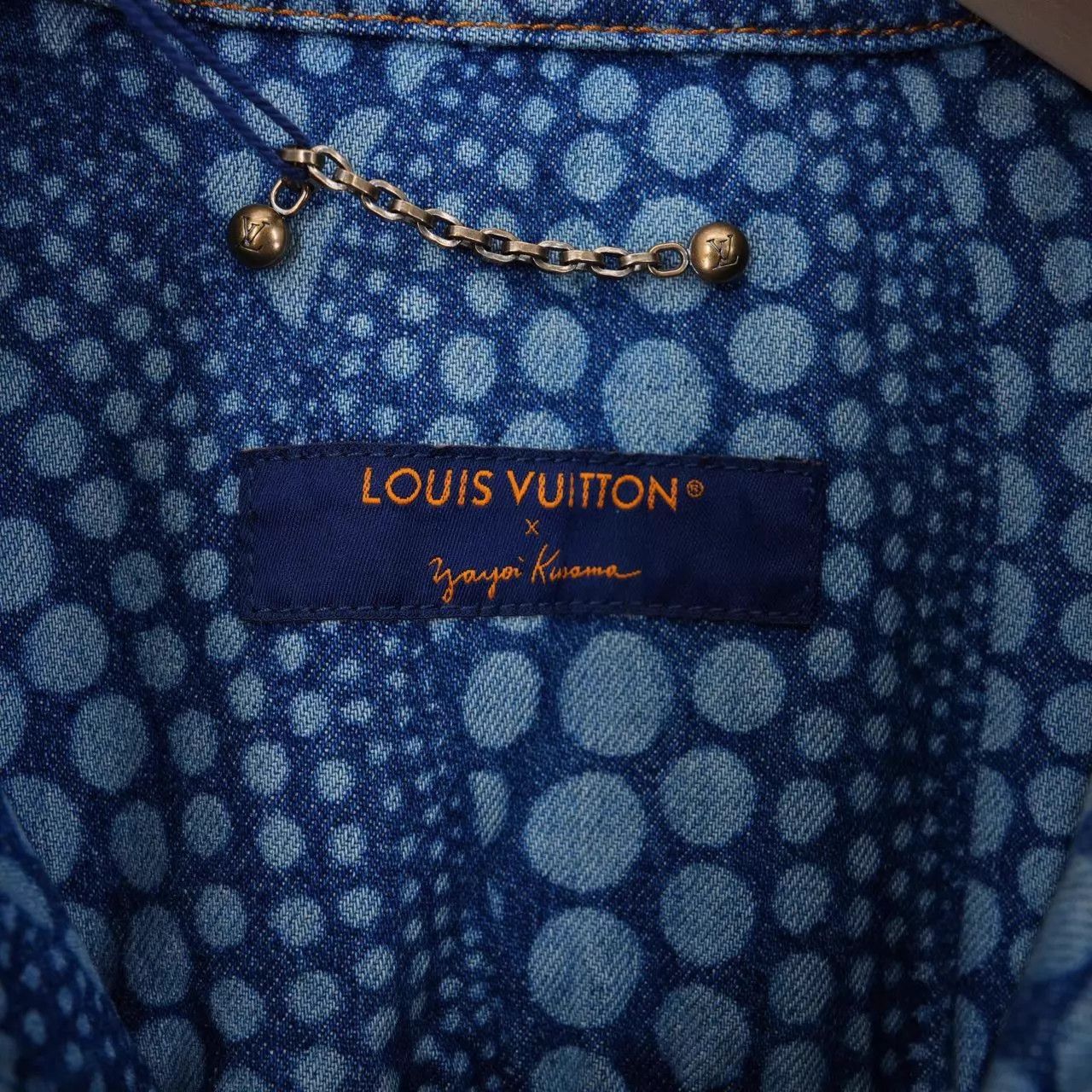 Louis Vuitton LOUIS VUITTON x Yayoi Kusama Pumpkin Denim Jacket 48 Size US M / EU 48-50 / 2 - 4 Thumbnail