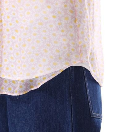 Gucci o1la5ras0526 Printed Silk Top With Neck Bow in Pink Size M / US 6-8 / IT 42-44 - 6 Thumbnail