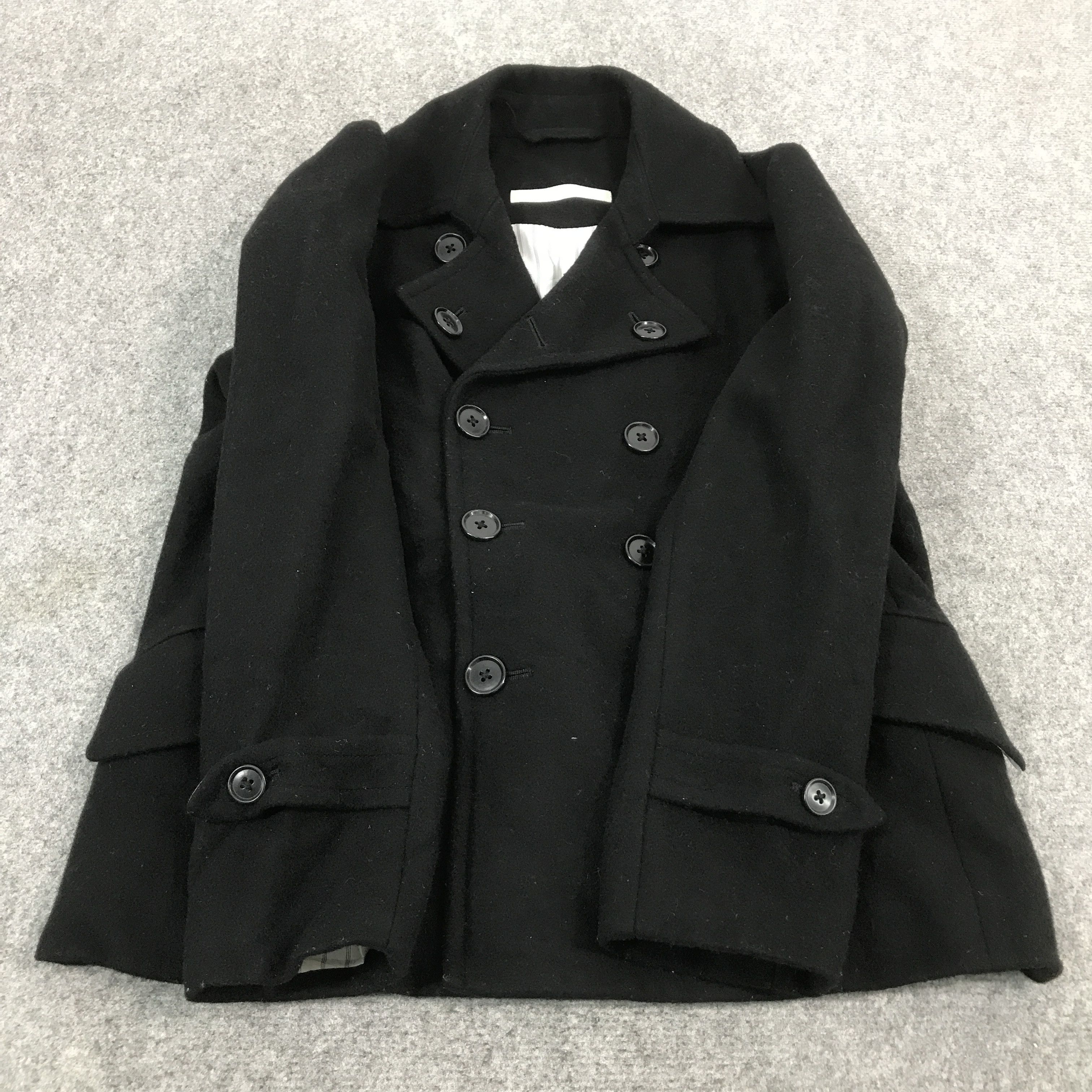 Designer × Japanese Brand MALE & CO DOUBLE BREASTED PUNK JAPAN WOOL JACKET Size US M / EU 48-50 / 2 - 8 Thumbnail