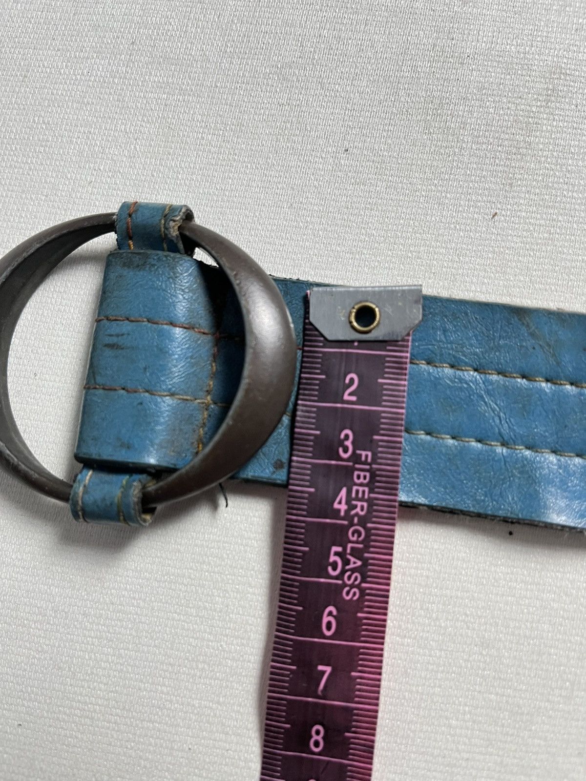 Japanese Brand Vintage blue belts Size ONE SIZE - 7 Thumbnail