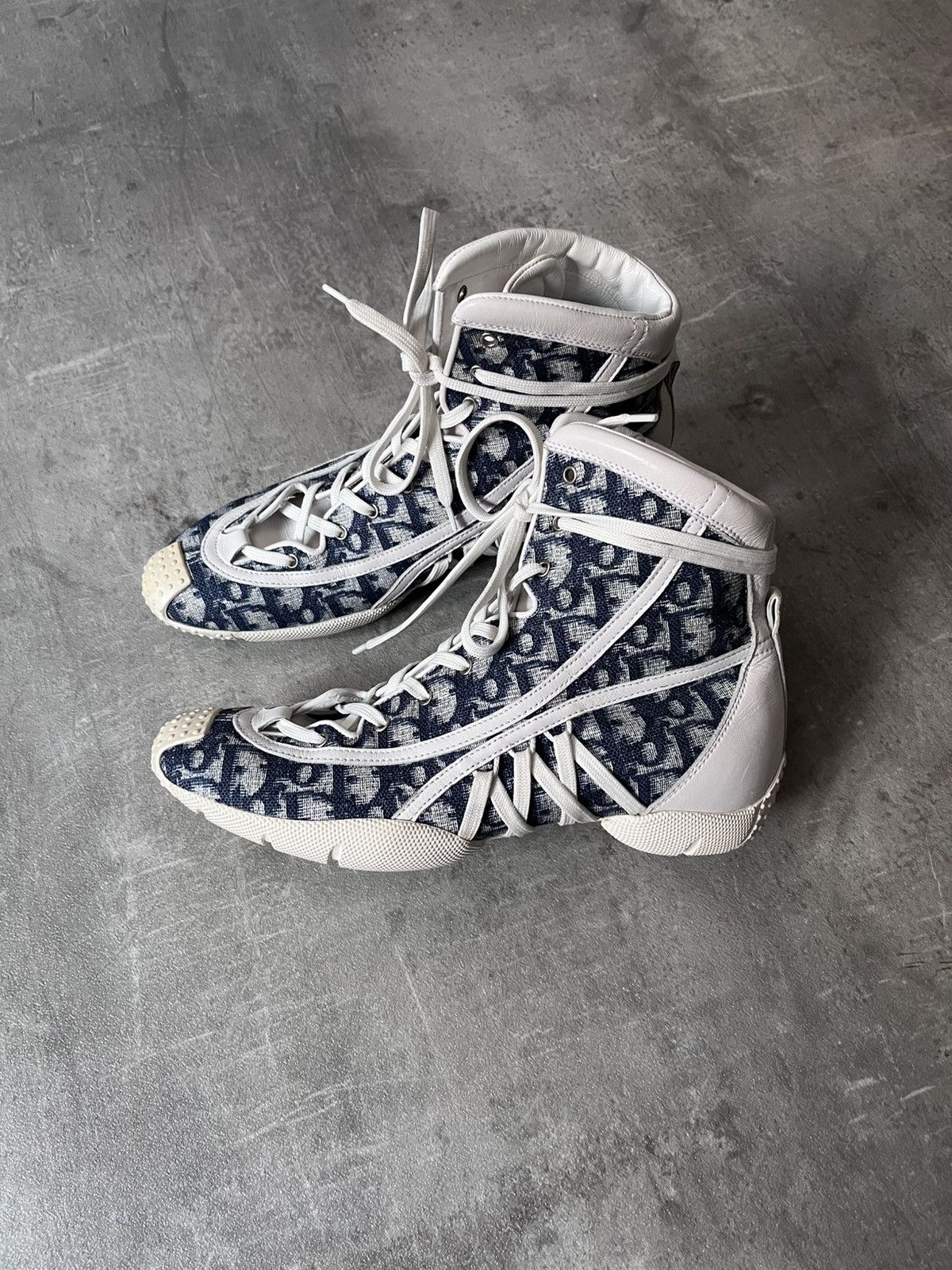 Dior Dior by John Galliano monogram boxing boots Size US 8.5 / IT 38.5 - 1 Thumbnail