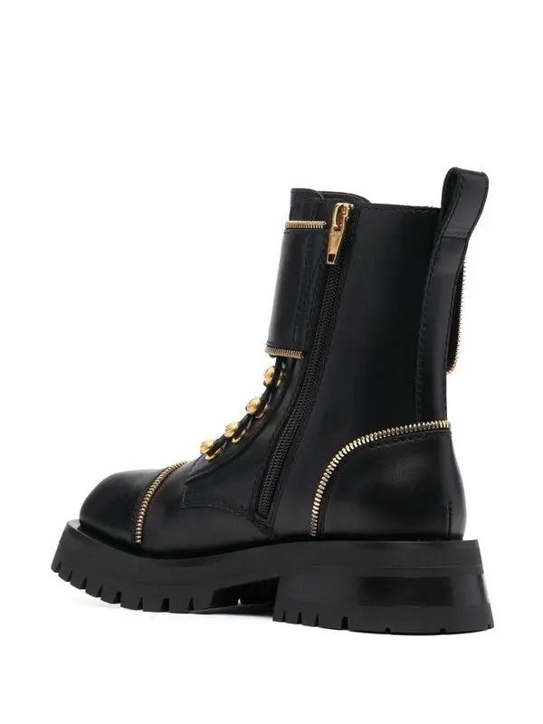 Balmain o1s1wg111225 Ranger Ankle Boots in Black Size US 5 / IT 35 - 3 Thumbnail
