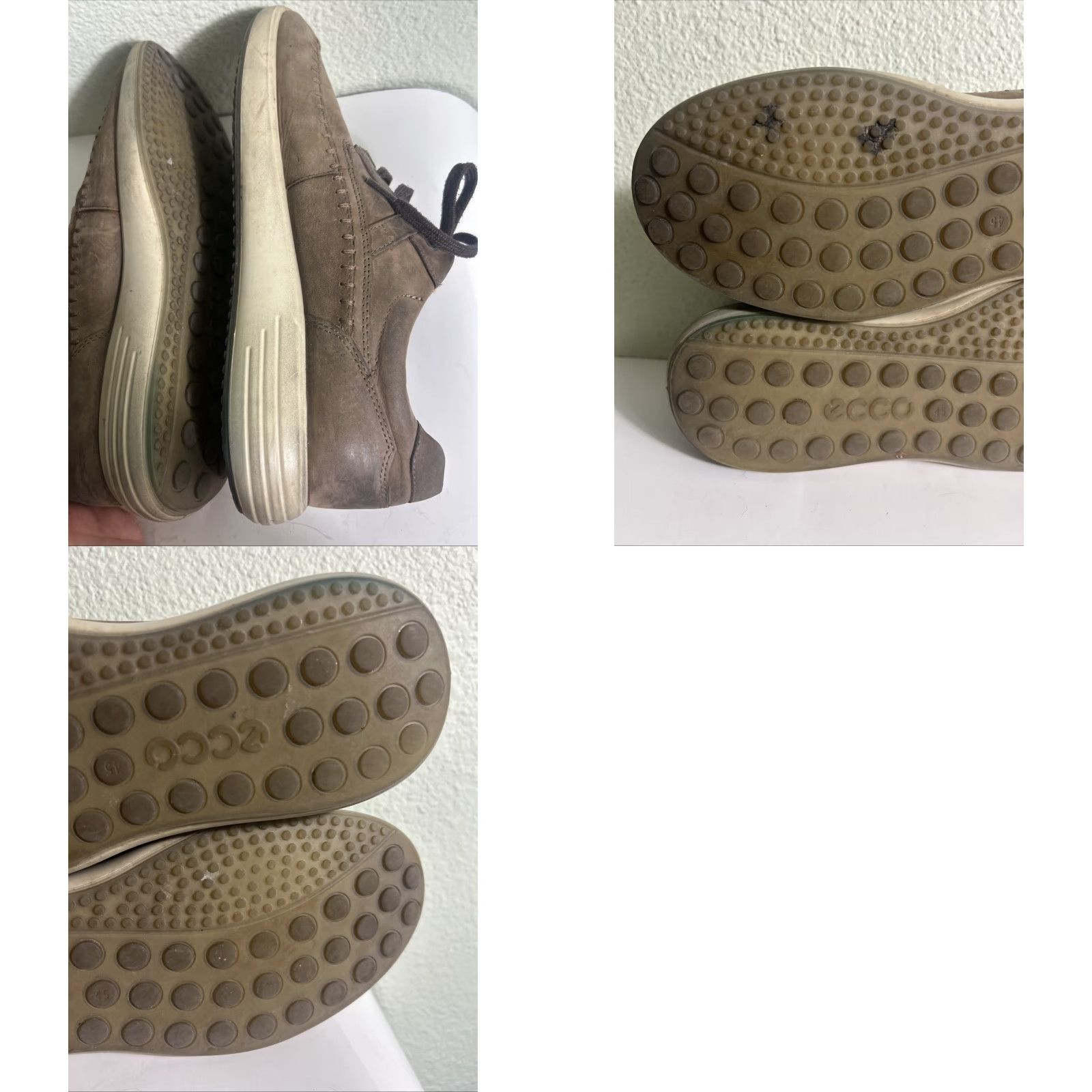 Ecco ECCO Seawalker Men Sneaker Cocoa Nubuck Lace Up 11-11.5 Brown Casual Flaw US 11 EU 45 Mens Size US 11 / EU 44 - 10 Thumbnail