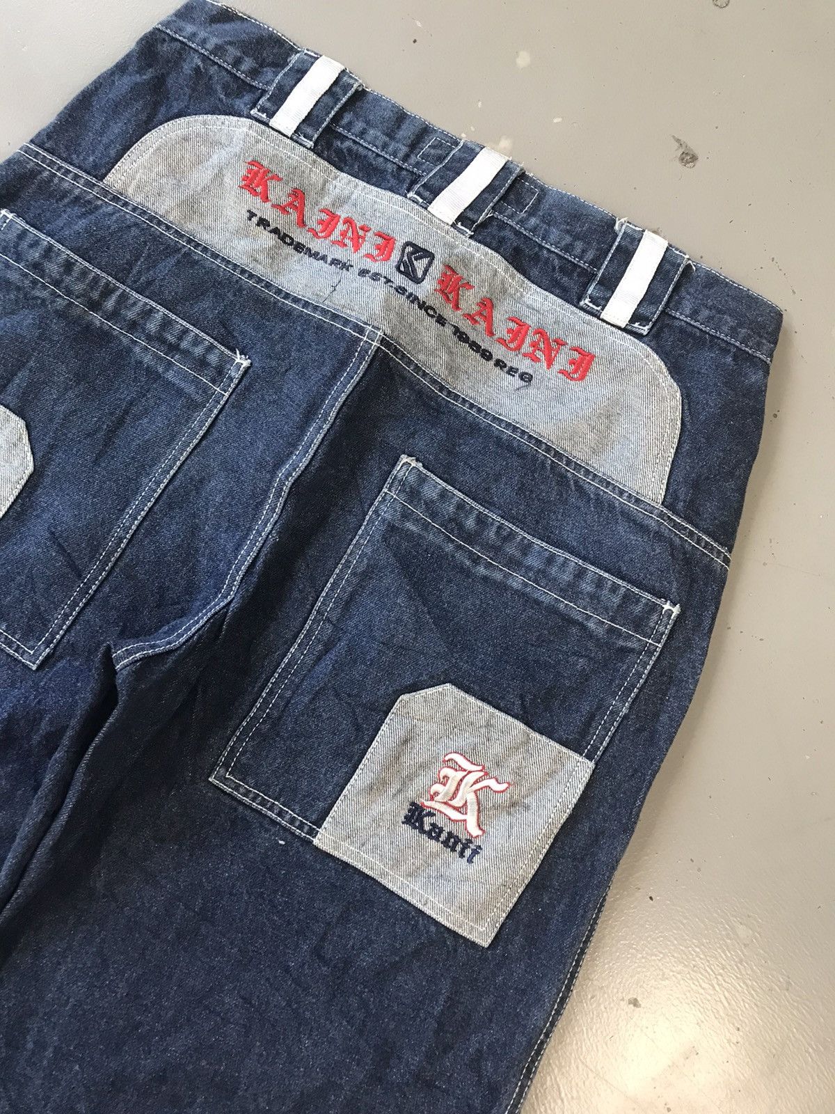 Southpole Vintage Kani SpellOut embroidered denim jort Size US 34 / EU 50 - 10 Thumbnail
