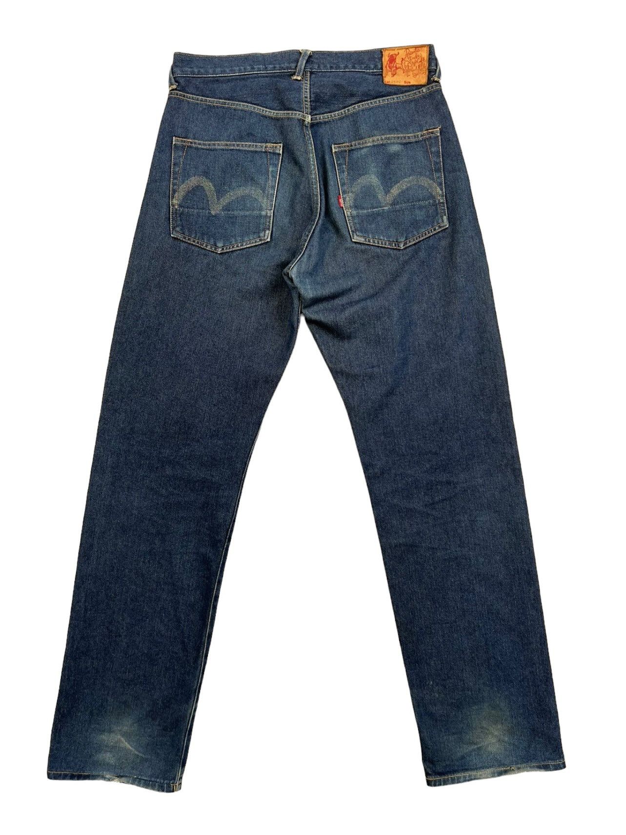 Evisu × Vintage RARE!!! Vintage 90s Evisu Evis Muddy Blue Denim 