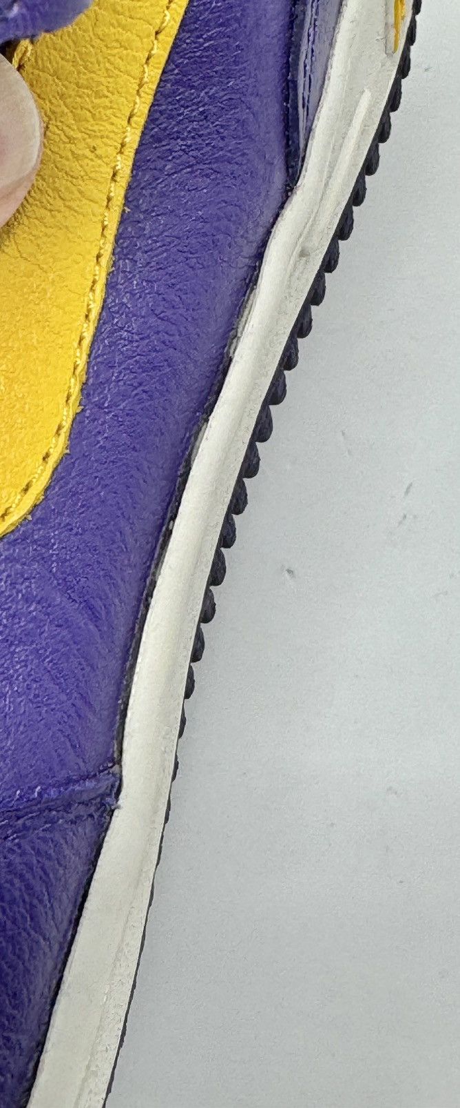 Nike × Vintage Vintage 2002 Nike Air Force 1 Mid Greek Lakers size 10 Size US 10 / EU 43 - 14 Thumbnail