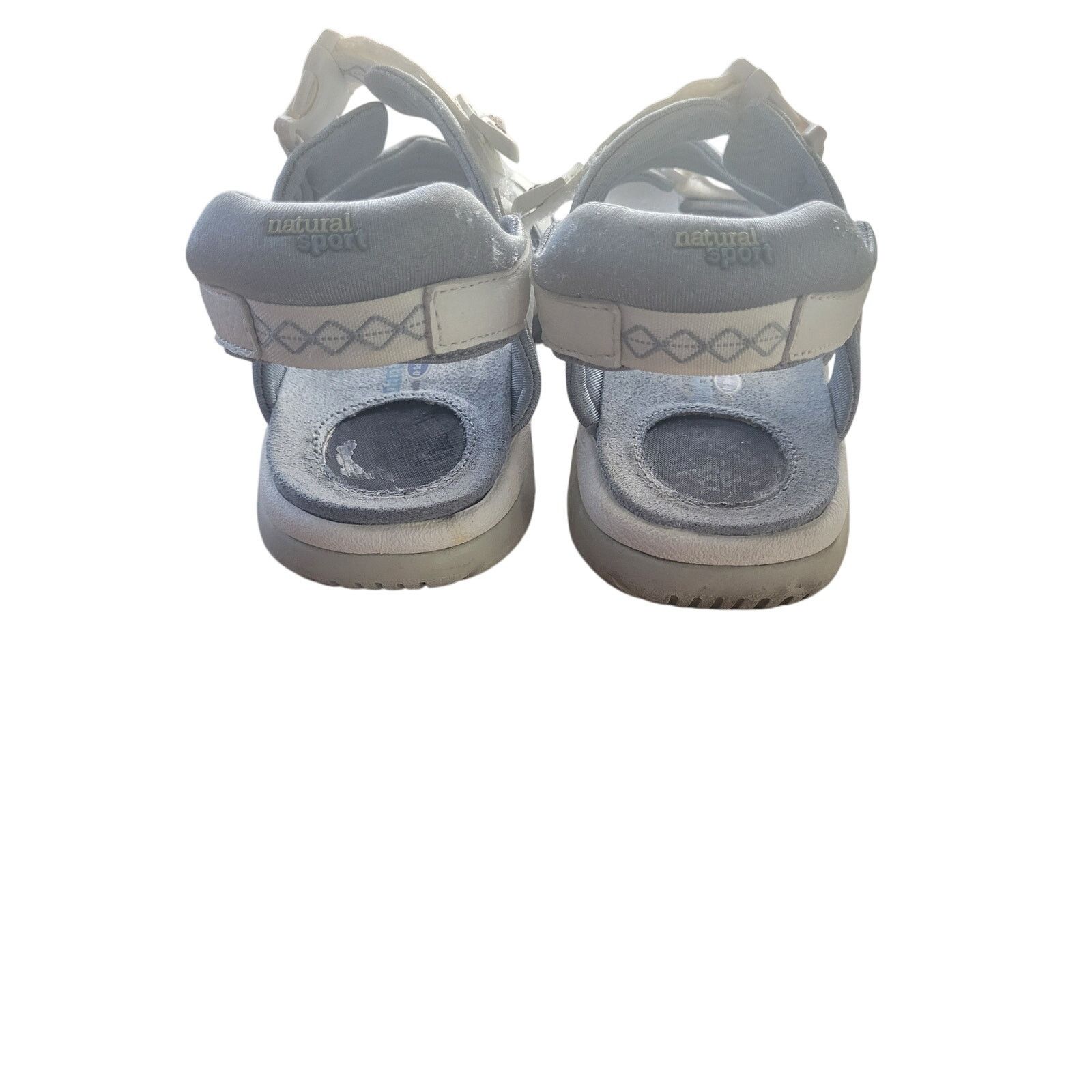 Scholl Dr Scholl's White Sandals Women Natural Sport Sz 9.5W Size US 9.5 / IT 39.5 - 7 Thumbnail