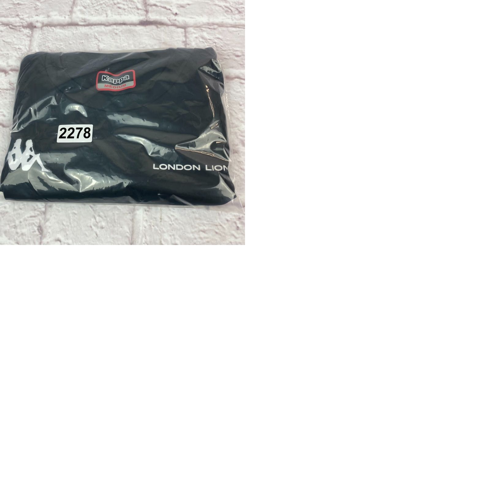 Kappa VINTAGE Kappa London Lions T-Shirt Logo Crew Neck Short Sleeve Black M Men Size US M / EU 48-50 / 2 - 9 Thumbnail