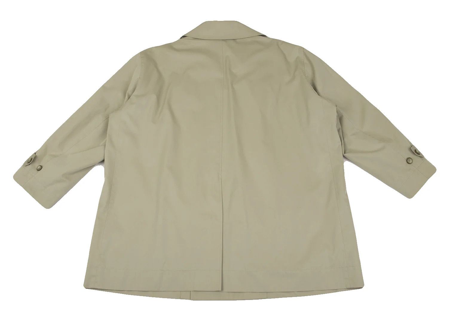 Issey Miyake Cotton Double Design Coat in Beige, Size L Size US L / EU 52-54 / 3 - 14 Thumbnail