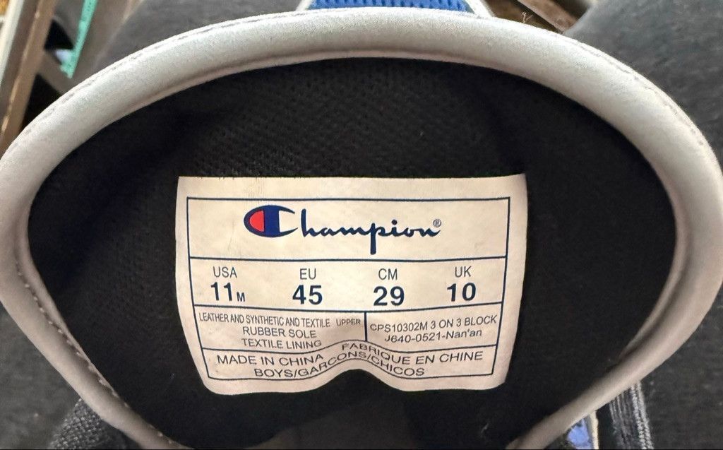 Champion Champion men's block black sneaker shoe red white blue 11 Size US 11 / EU 44 - 10 Thumbnail