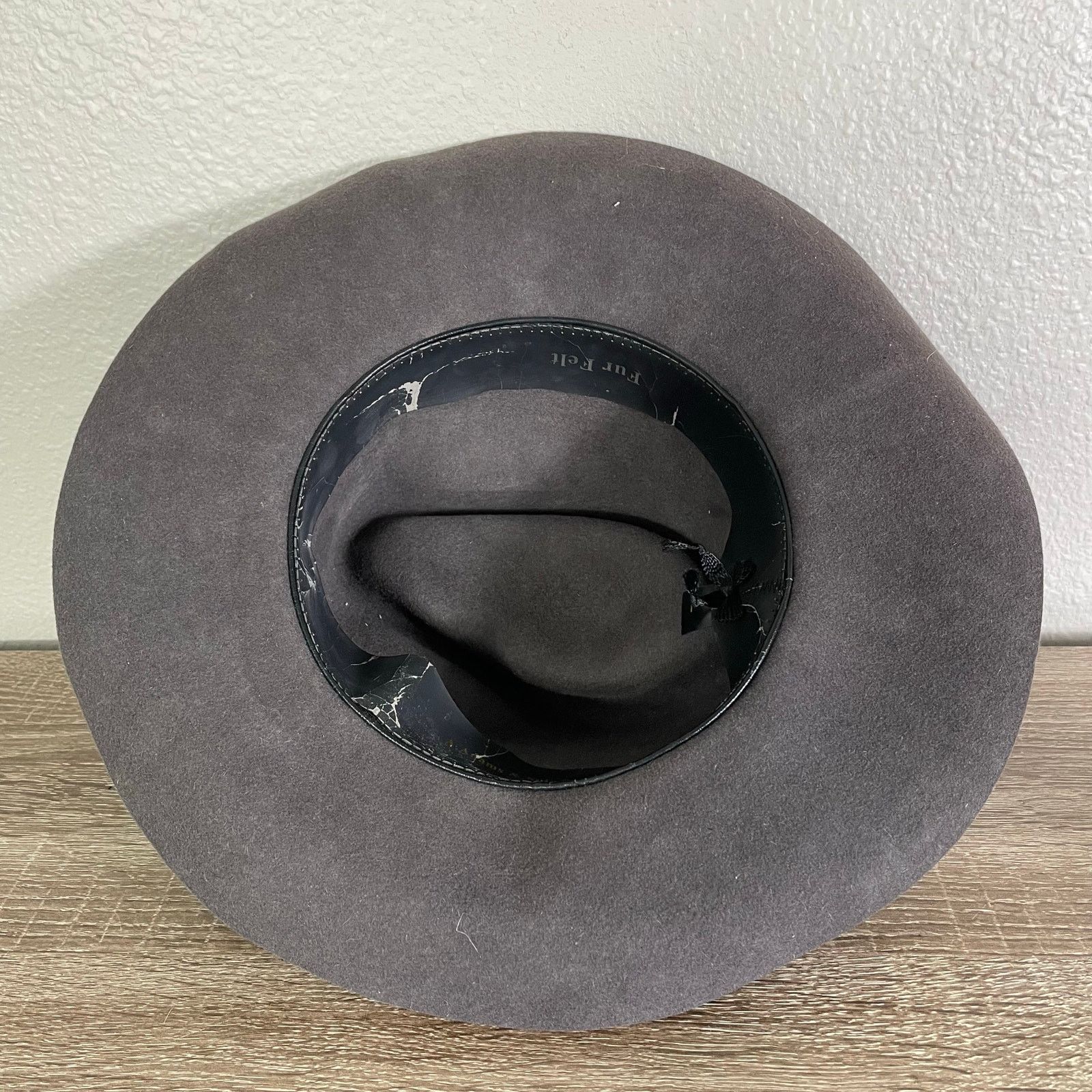 Vintage A. Adams & Spire Fur Felt Western Cowboy Hat Gray Size ONE SIZE - 6 Thumbnail