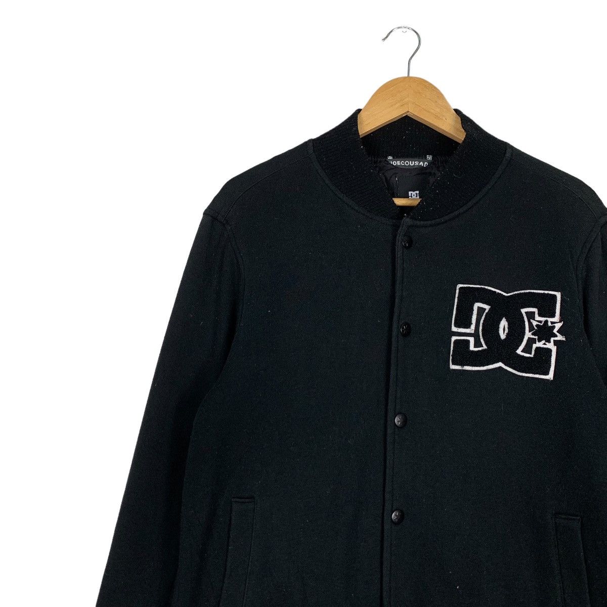 DC DC Shoe Company Big Logo Varsity Jacket #1177-C54 Size US M / EU 48-50 / 2 - 8 Thumbnail