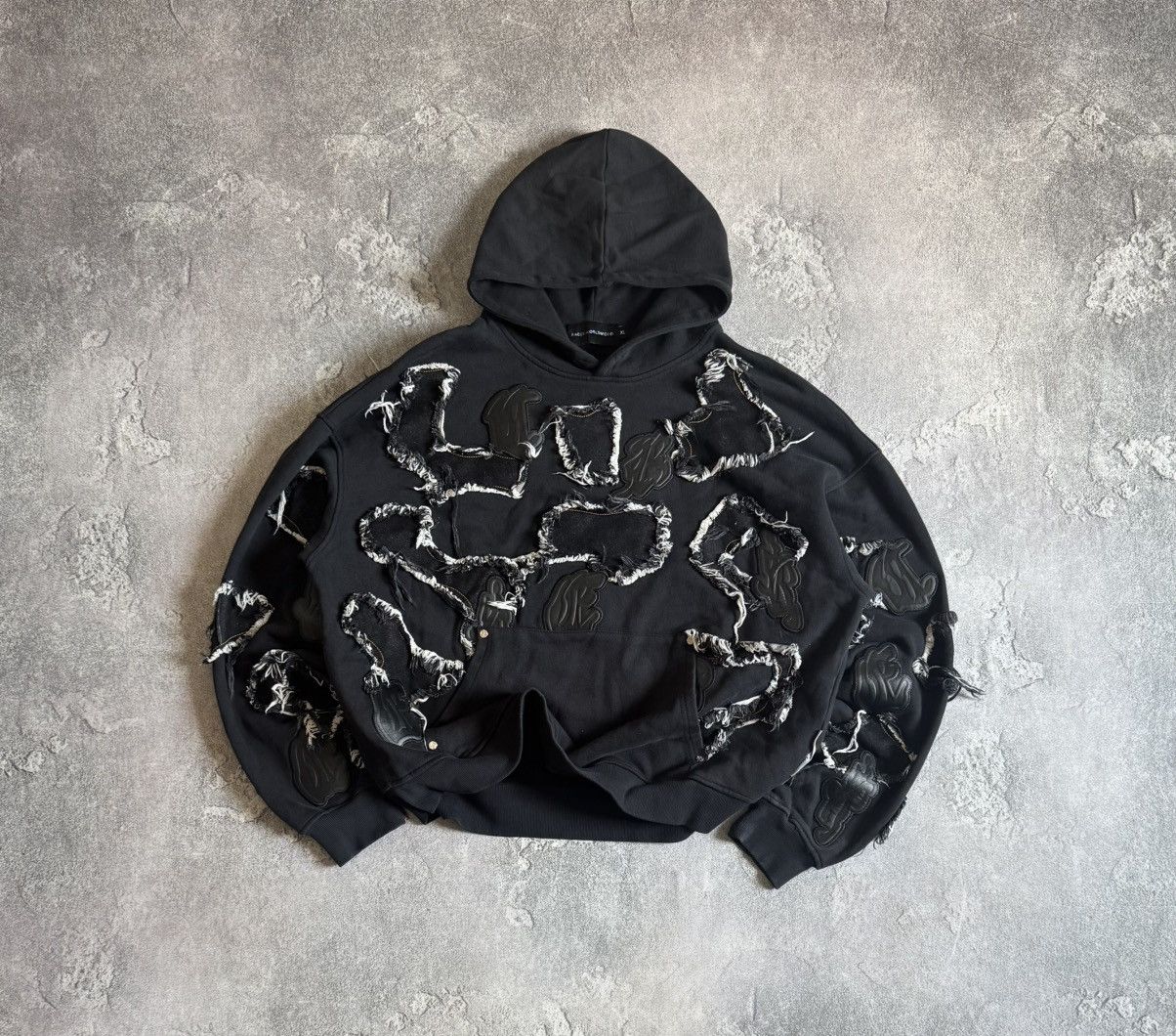 Racer Worldwide archival distressed heavy hoodie overdized