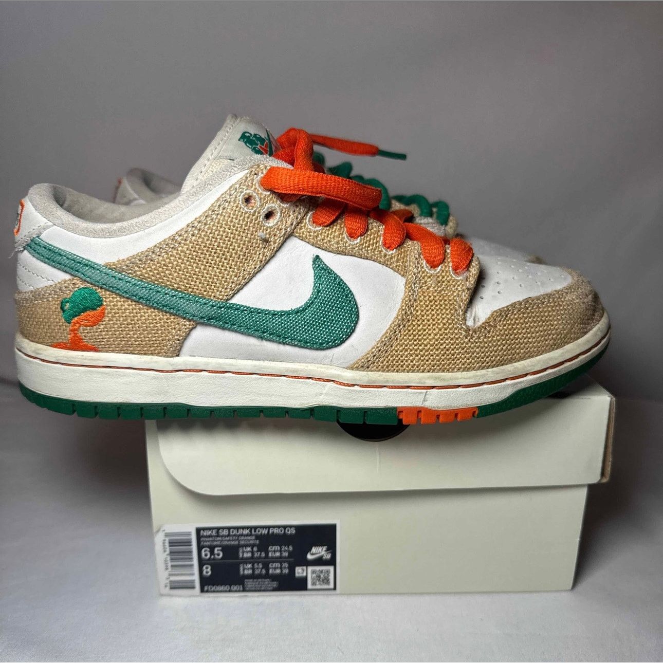 Jordan Brand × Nike Size 6.5 - Nike Jarritos x Nike Dunk Low SB Men's Shoes Size US 6.5 / EU 39-40 - 1 Thumbnail