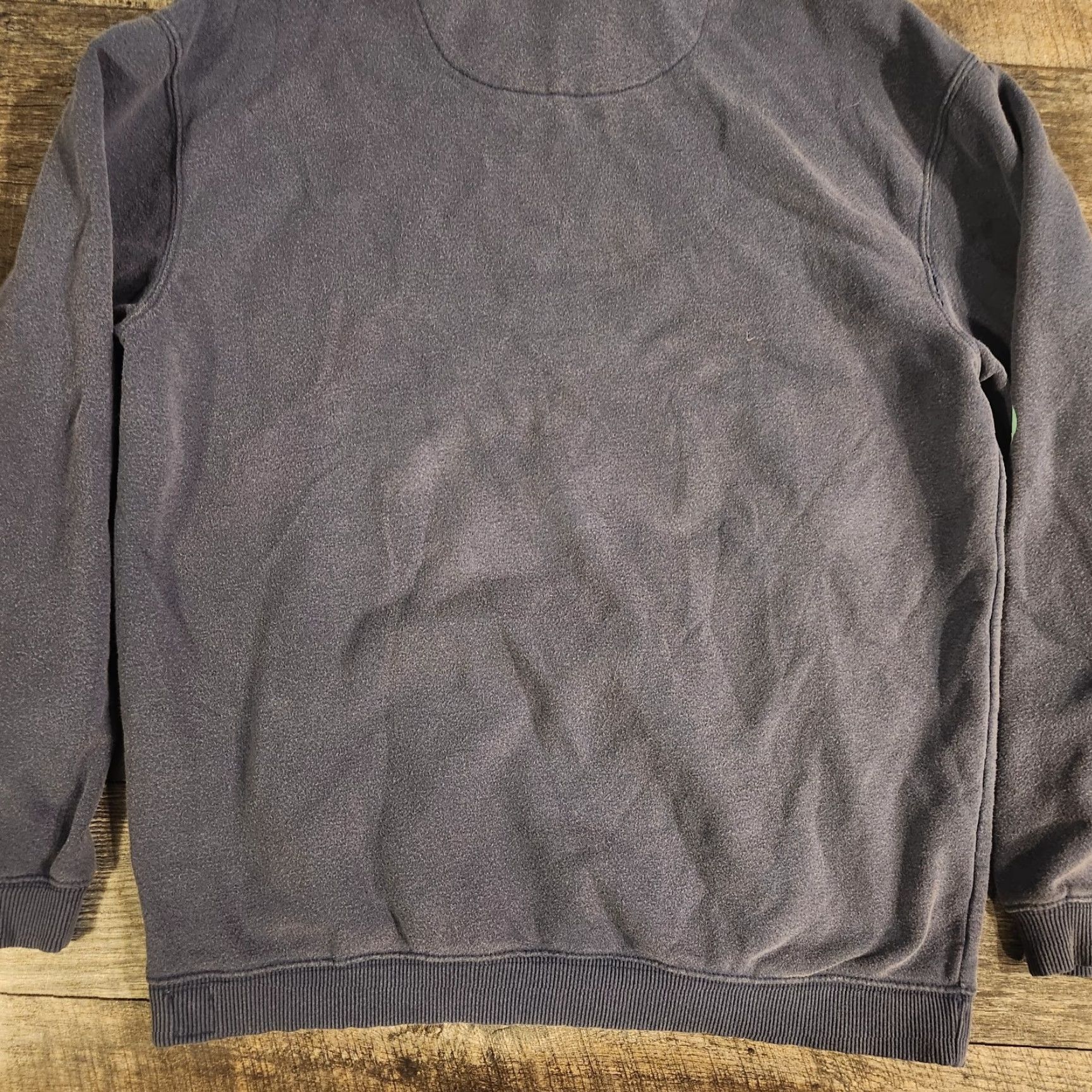 Quiksilver Quiksilver Hoodie 50th Anniversary Mens Medium Blue Embroidered Retro Surfer Shirt Sweatshirt Pullover Hooded Graphic Print Logo Crew Neck Knit Cotton Size US M / EU 48-50 / 2 - 7 Thumbnail