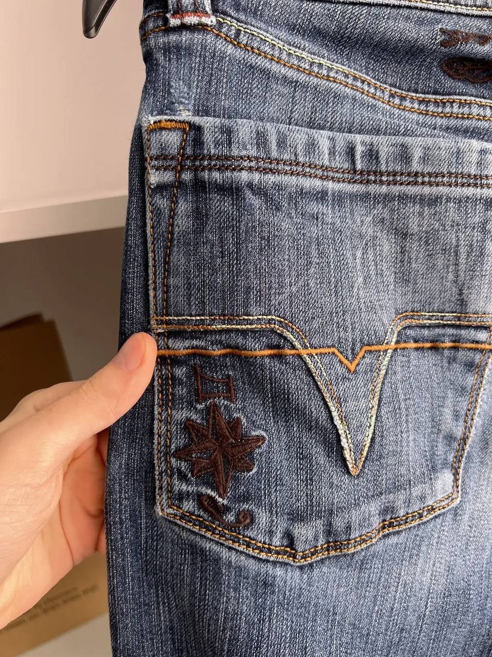 Designer × Diesel × Vintage RARE Y2K Criminal Bandit Embroidered Tattoo Denim Jeans Size US 32 / EU 48 - 13 Thumbnail