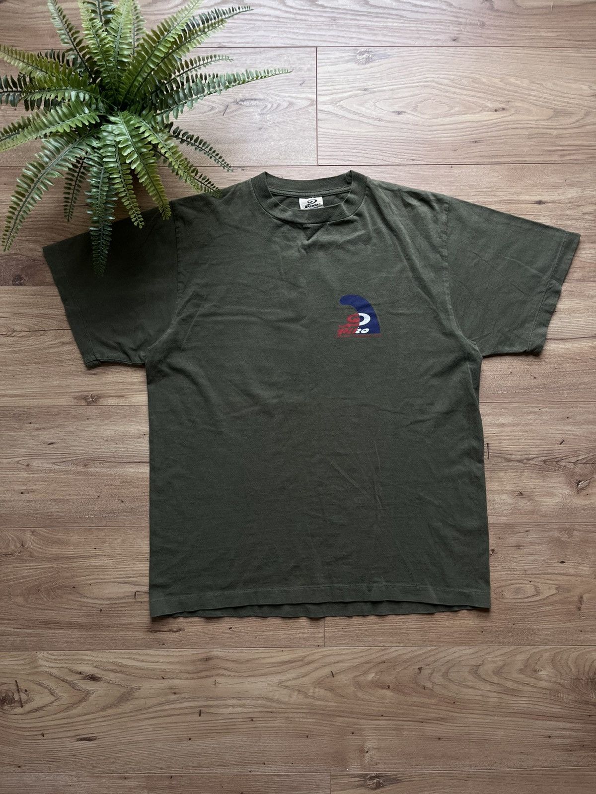 Japanese Brand 90’s PIKO HAWAIIAN LONGBOARD WEAR RETRO SURF TEE BIG LOGO Size US M / EU 48-50 / 2 - 2 Thumbnail