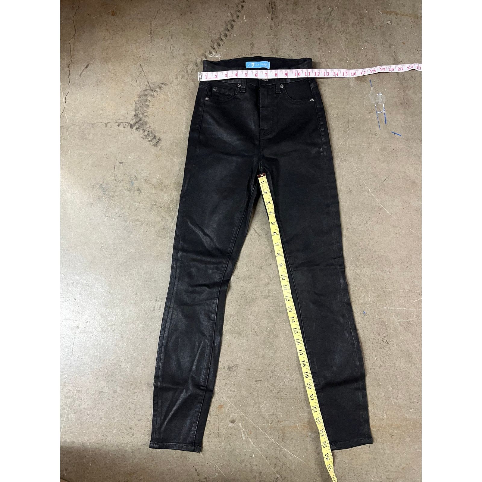 7 For All Mankind 7 for all Mankind - B(AIR) HIGH WAIST ANKLE SKINNY/ sz 23 Size 23" - 6 Thumbnail