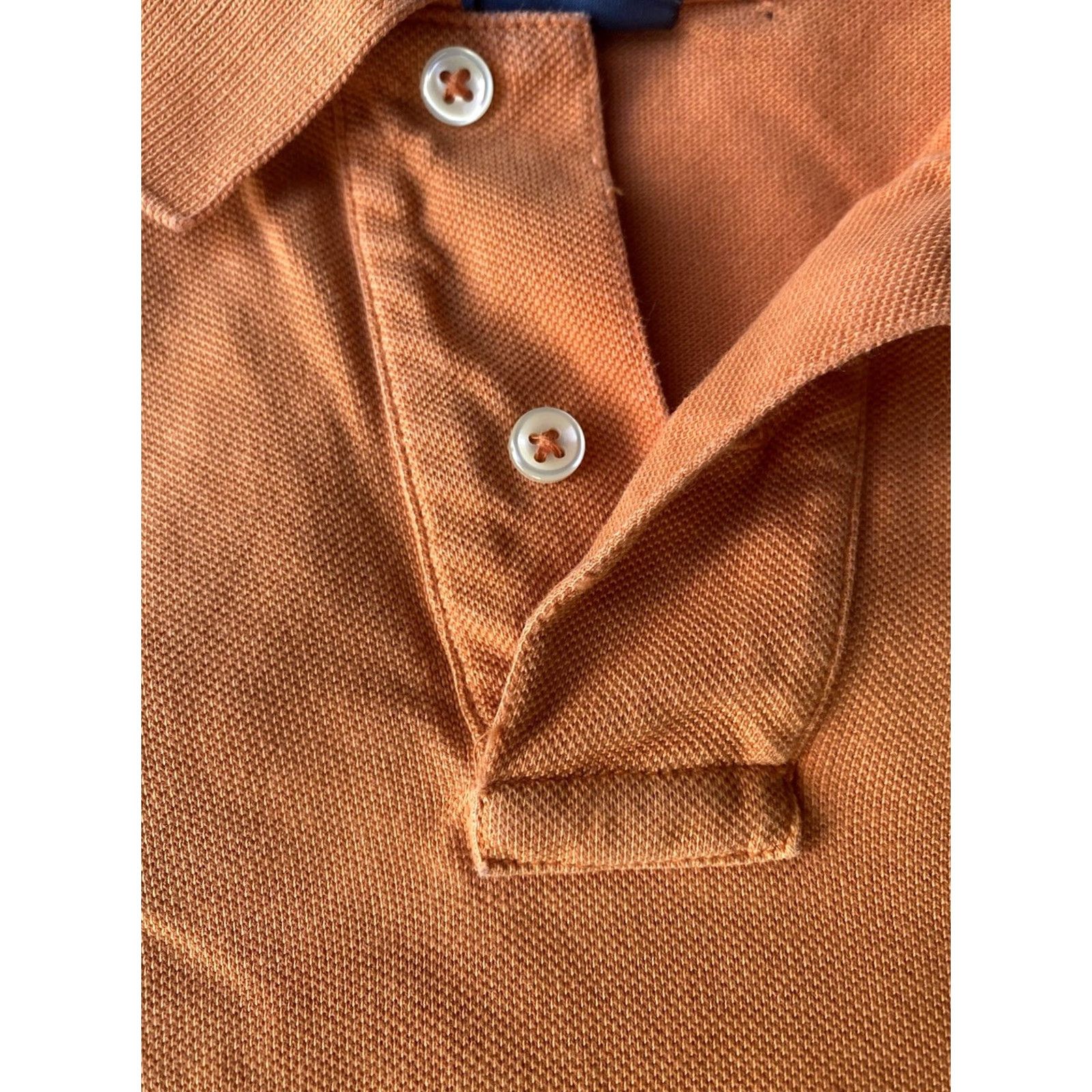 Polo Ralph Lauren VINTAGE Polo Ralph Lauren Big Pony Polo Shirt Orange Large Embroidered Polo 100% Cotton Mens Size US L / EU 52-54 / 3 - 4 Thumbnail