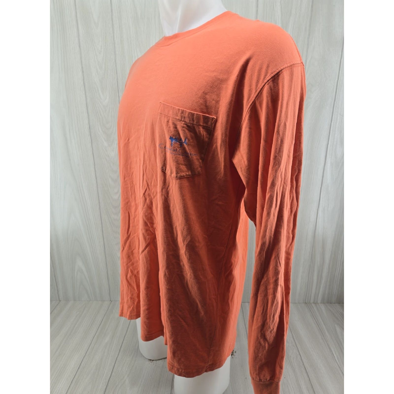 Alife Coastal Cotton Life Uninhibited Long Sleeve Shirt Mens Size L Coral Pink Size US L / EU 52-54 / 3 - 5 Thumbnail