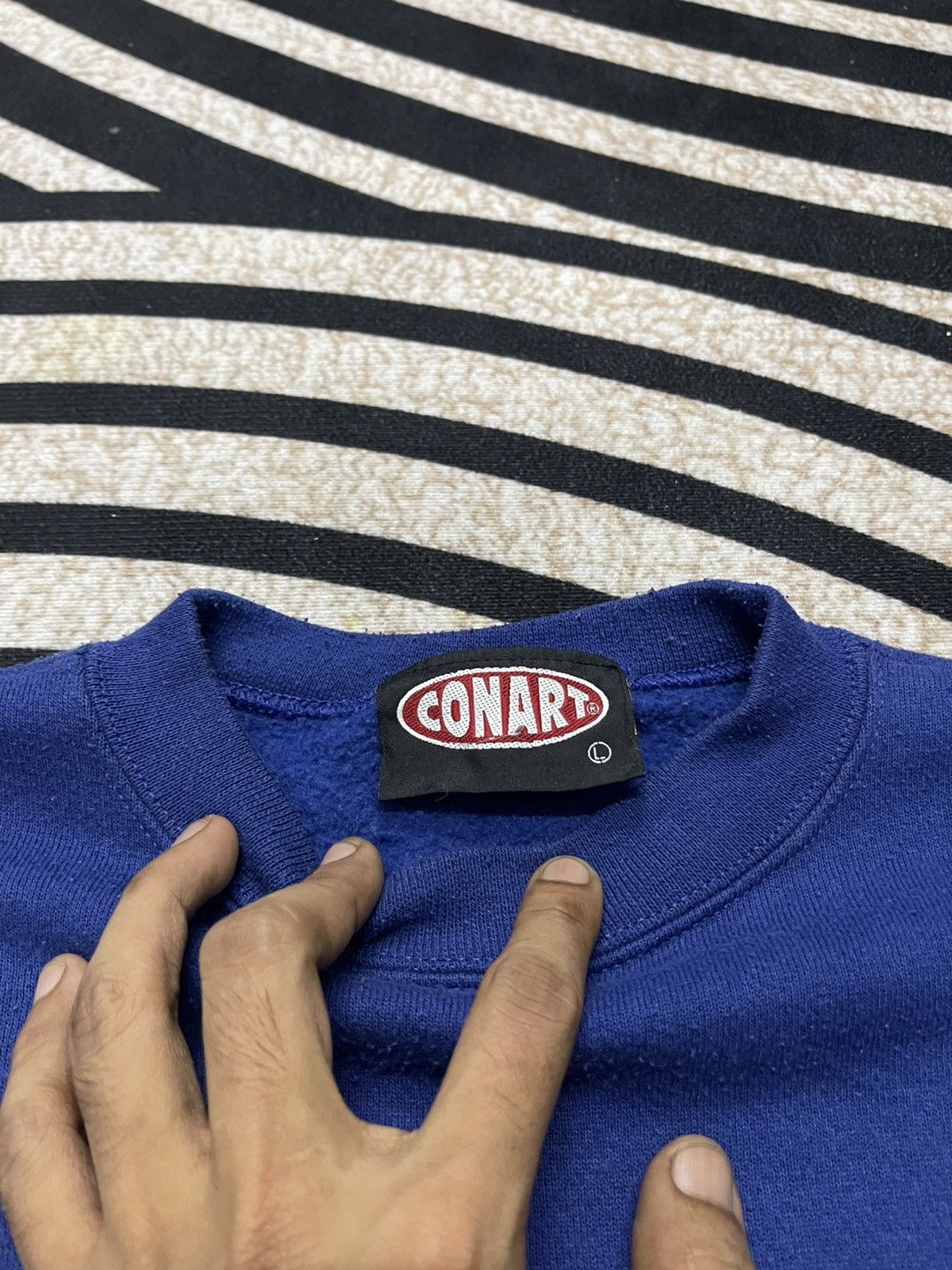 Japanese Brand 90s CONART SKATEBOARDS HIP HOP DJ HEADPHONES CREWNECK Size US L / EU 52-54 / 3 - 7 Thumbnail