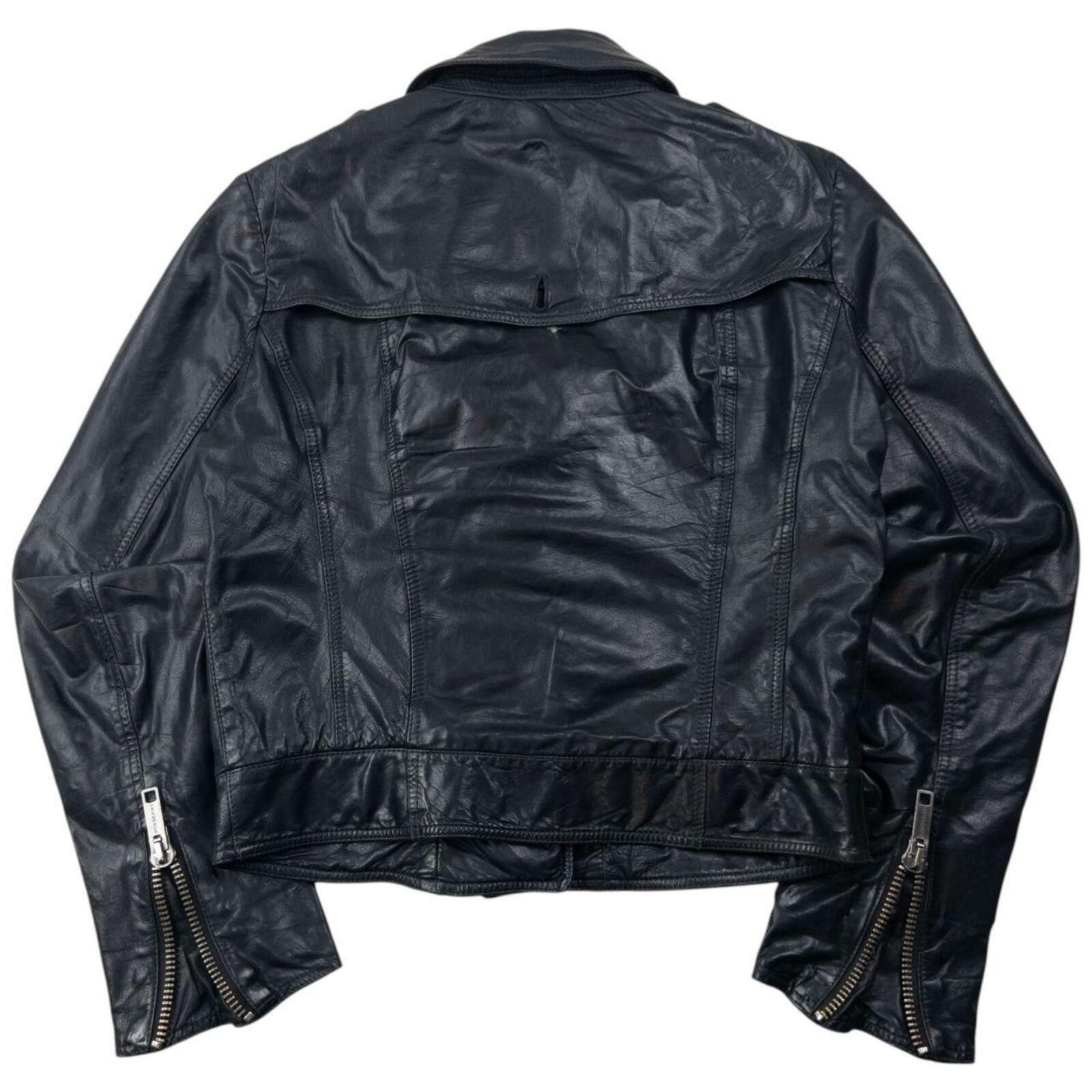 Burberry Vintage Burberry Brit Cropped Leather Jacket Womens Size M Size M / US 6-8 / IT 42-44 - 2 Thumbnail