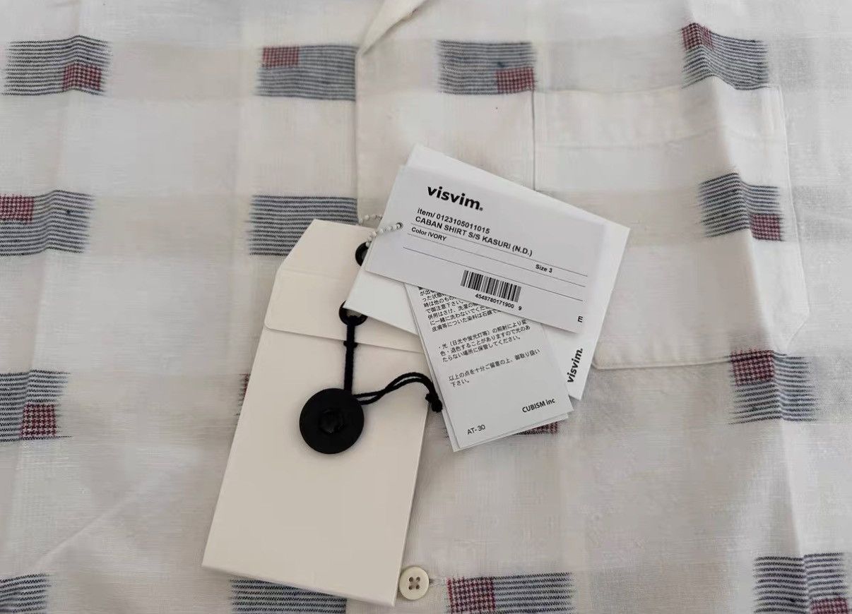 Visvim VISVIM CABAN SHIRT S/S KASURI (N.D.) shirt Size US L / EU 52-54 / 3 - 3 Thumbnail