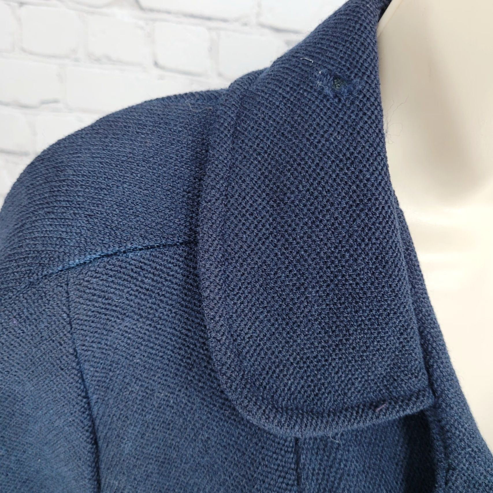 Vintage Lane Bryant Coat Large Navy Buttoned Lined Collared VTG Minims LP Size L / US 10 / IT 46 - 4 Thumbnail