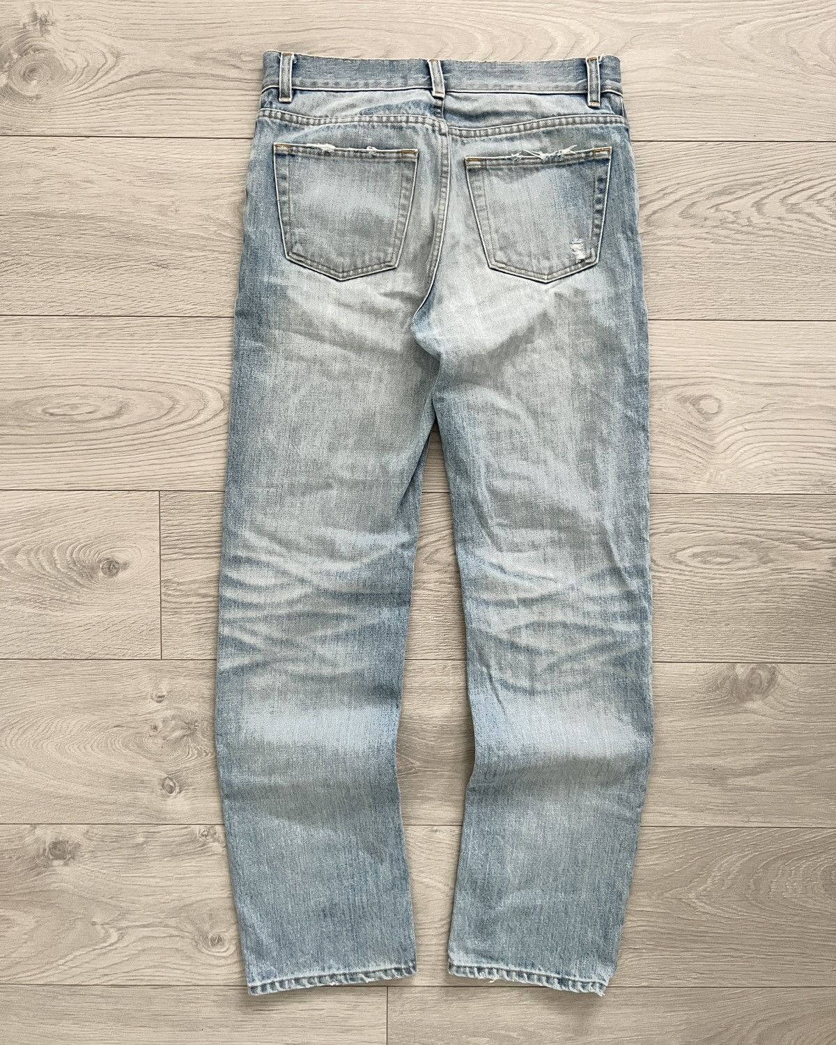 Helmut Lang Helmut Lang 2003 Vintage Clean Broken Denim Jeans Size US 30 / EU 46 - 9 Thumbnail