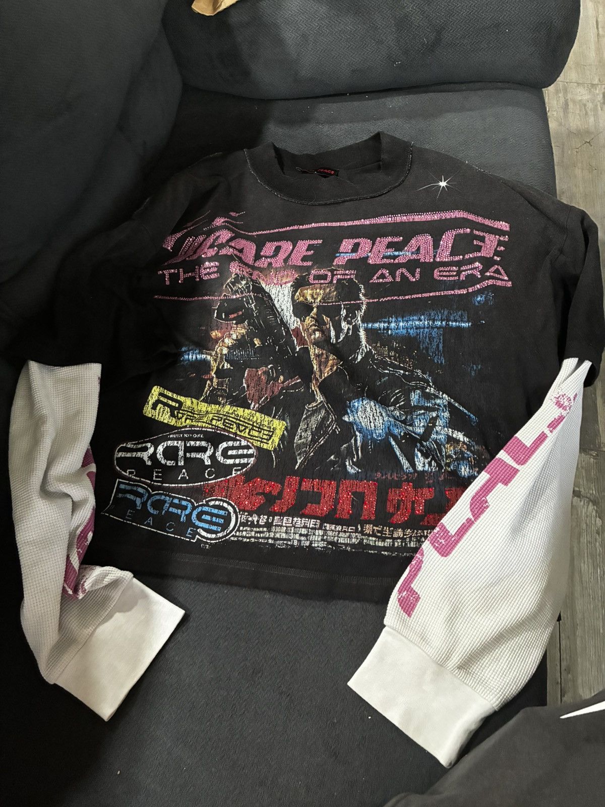 Other Rebel Rockstar vintage long sleeve Size US L / EU 52-54 / 3 - 2 Thumbnail