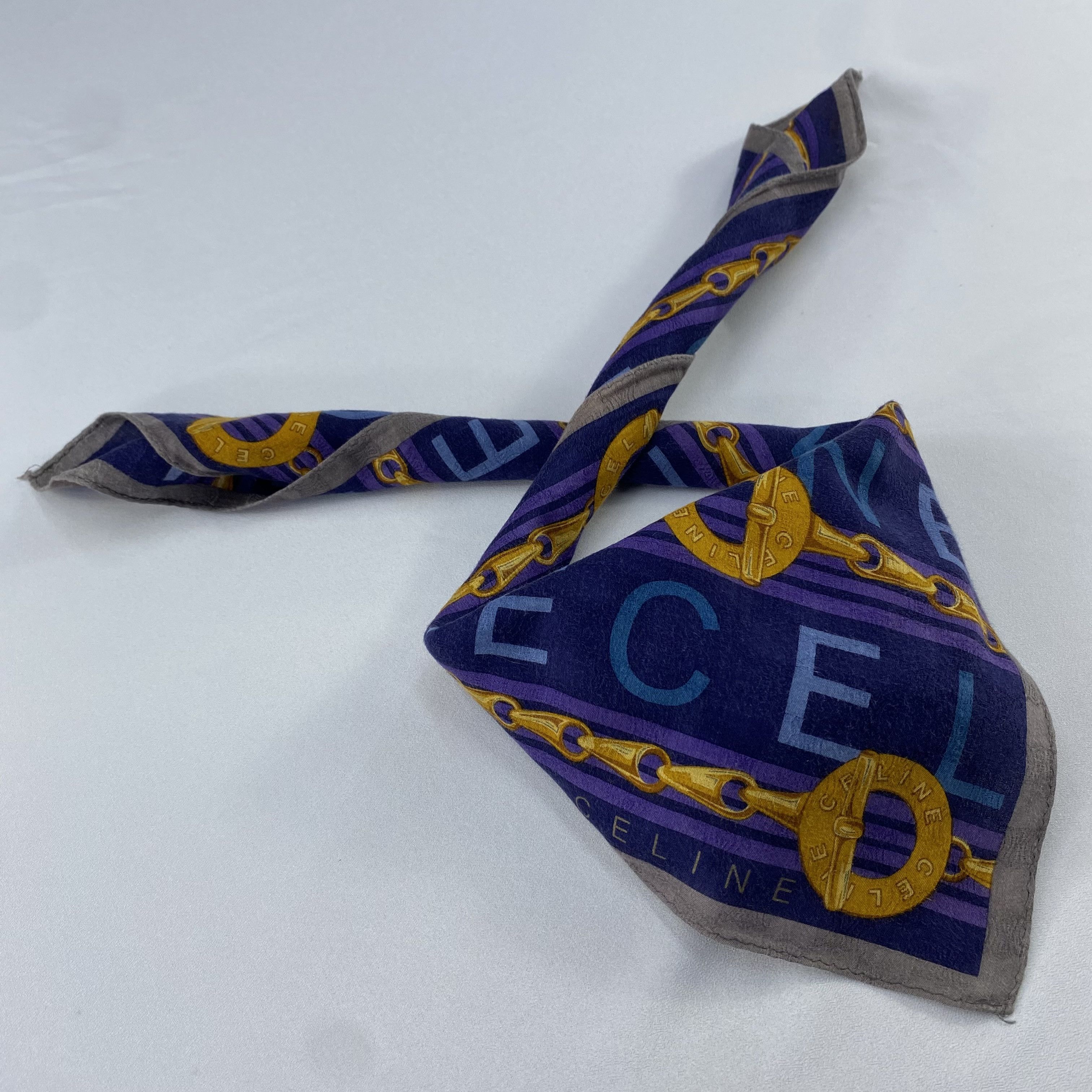 Celine Celine Handkerchief / Bandana / Neckerchief C853 Size ONE SIZE - 2 Thumbnail