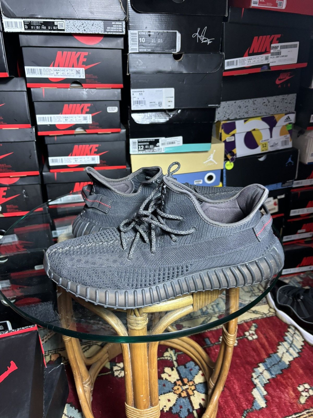 Adidas Yeezy 350 v2 black non-reflective size 14 Size US 14 / EU 47 - 1 Thumbnail