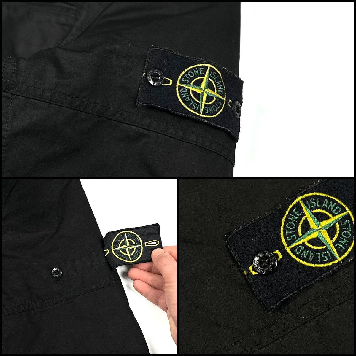 Stone Island × Vintage Vintage 2009 STONE ISLAND DAVID TC Logo Black Casual Jacket Size US L / EU 52-54 / 3 - 7 Thumbnail