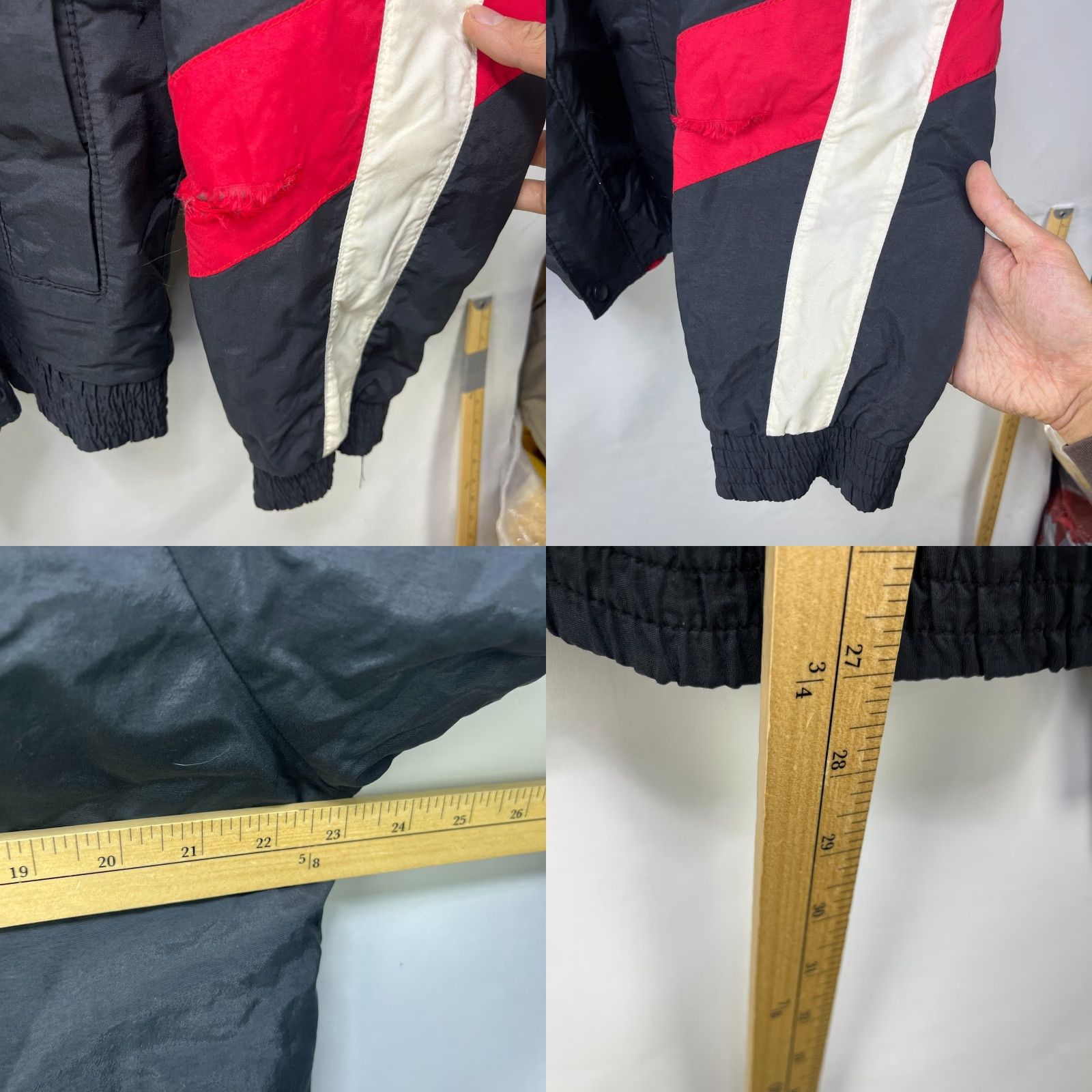 NASCAR VINTAGE NASCAR Winston Cup Racing Jacket M Black Windbreaker Casual Mens 90s Logo Lightweight Nylon Zip Mid-Length Jacket Size US M / EU 48-50 / 2 - 8 Thumbnail