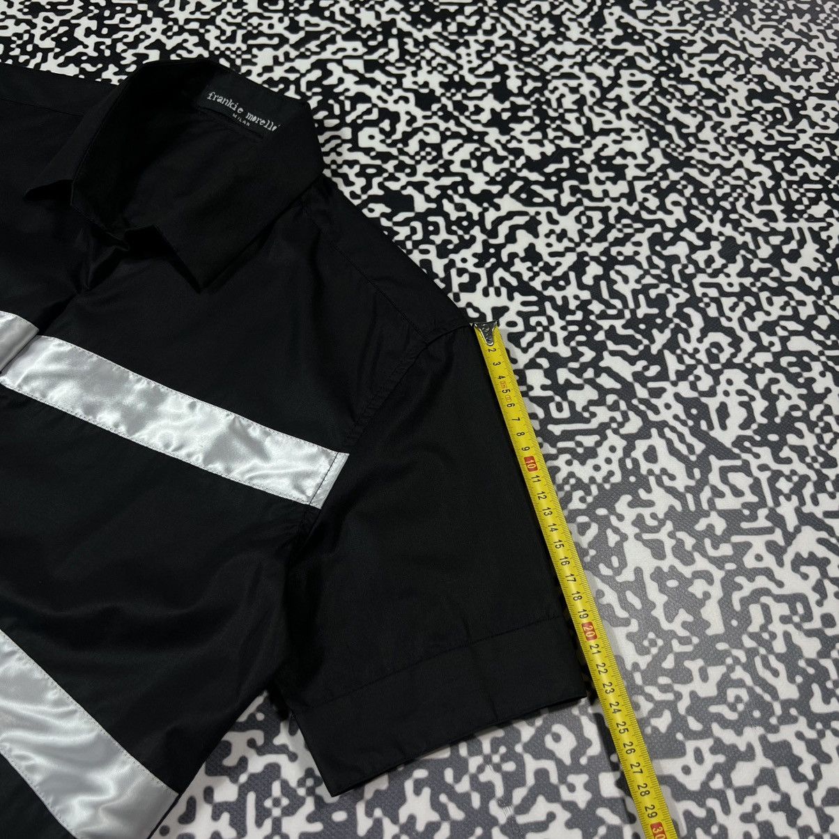 Frankie Morello Vintage Y2K Frankie Morello Striped Jail Style Luxury Shirt Size US L / EU 52-54 / 3 - 16 Thumbnail