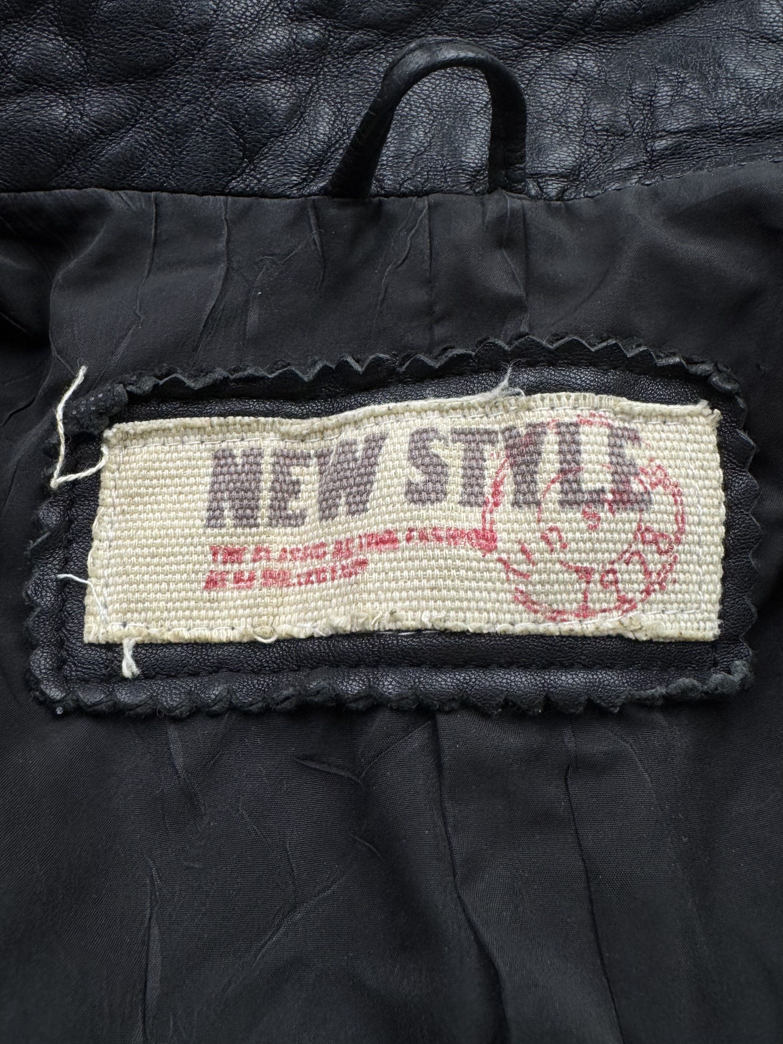 Vintage Vintage Cropped Leather Jacket Size S / US 4 / IT 40 - 7 Thumbnail