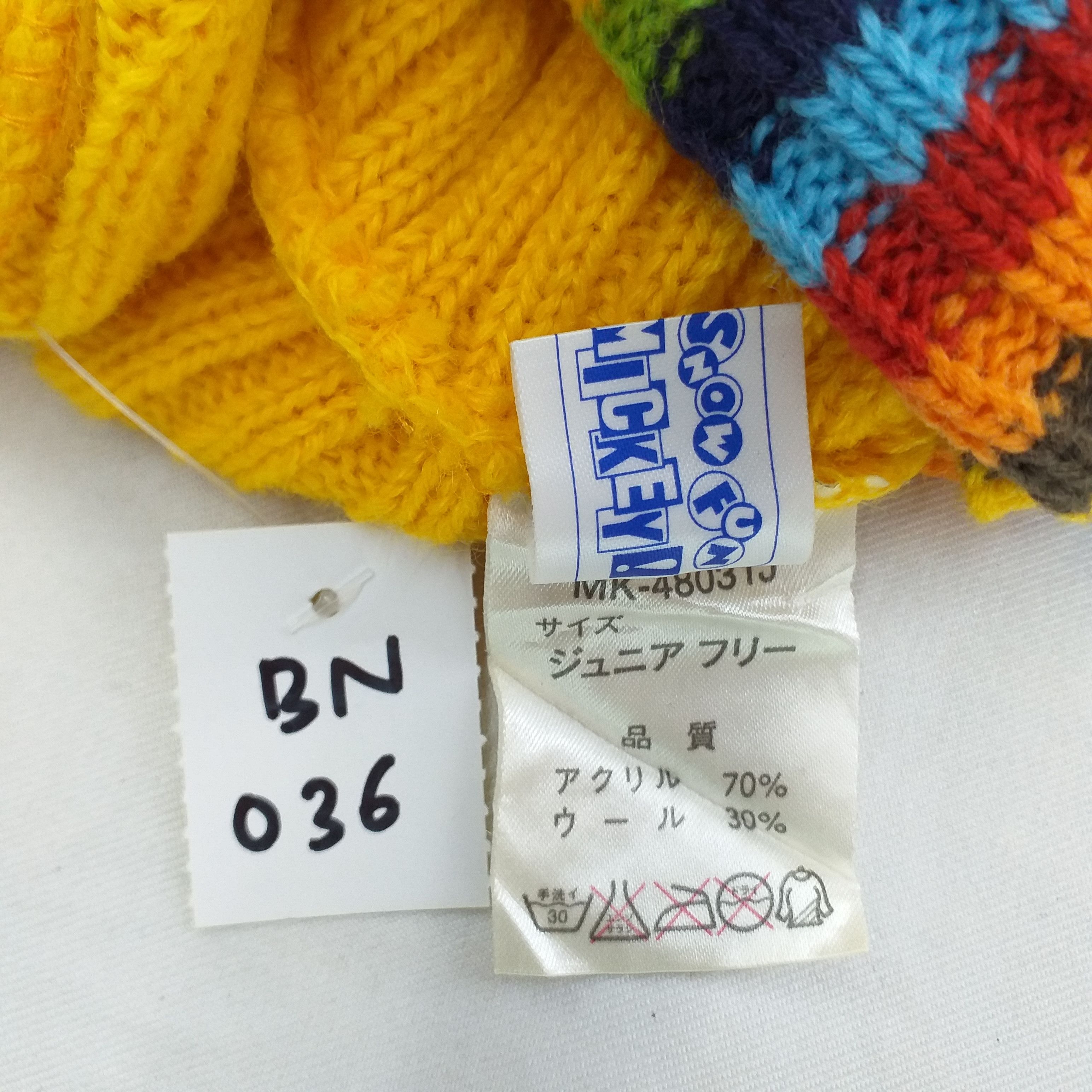 Japanese Brand Colourful Stripe Snow Cap Hat Baanie -BN036 Size ONE SIZE - 5 Thumbnail
