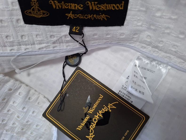Vivienne Westwood Vivienne Westwood White half-length dress Size 27" / US 4 / IT 40 - 5 Thumbnail