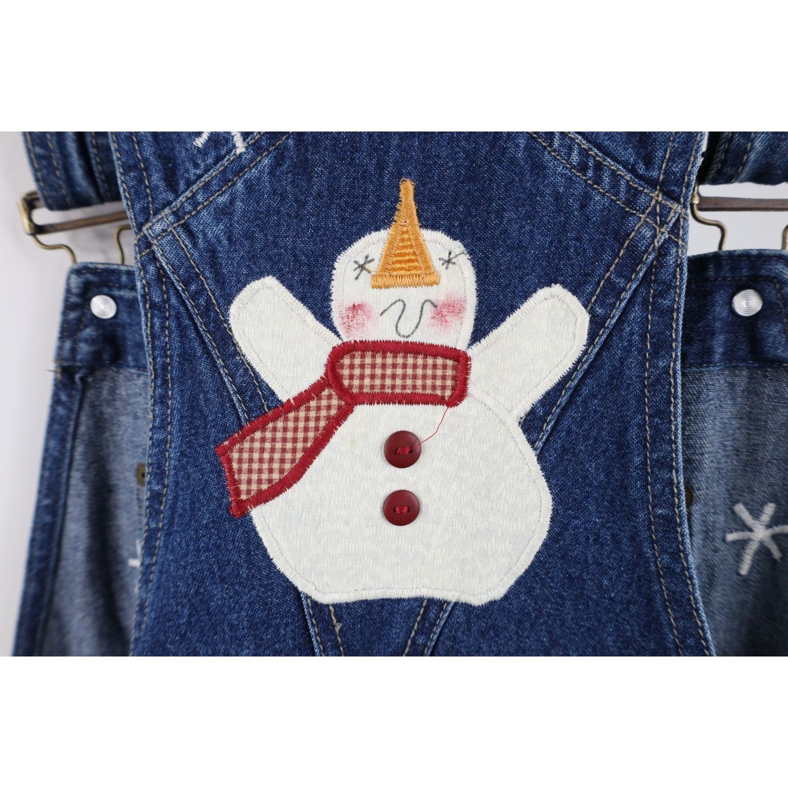 Vintage Vintage 90s Streetwear Womens Large Christmas Snowman Denim Size 30" / US 8 / IT 44 - 15 Thumbnail