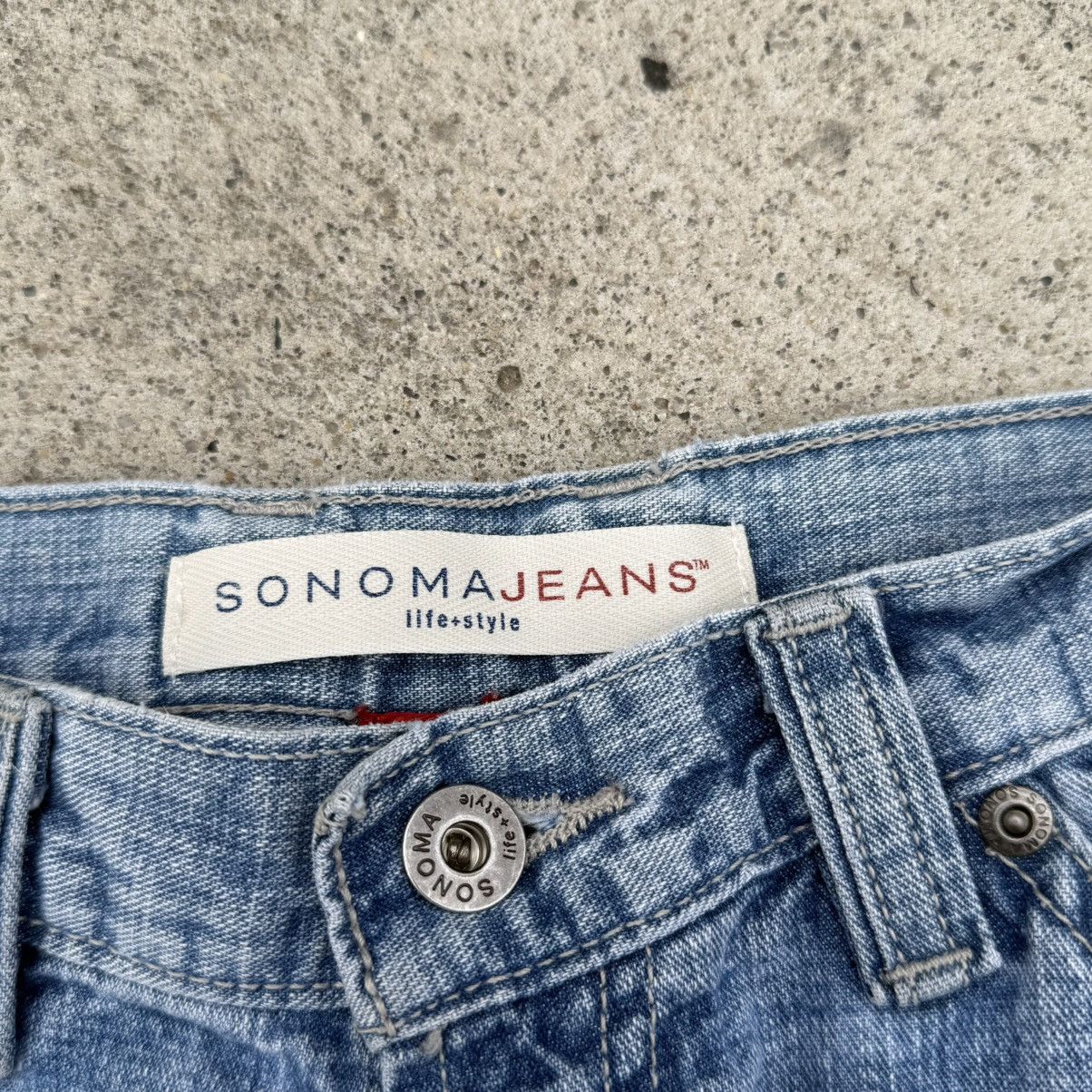 Sonoma × Vintage Vintage Y2K Sonoma Jeans Men’s Rap Denim Baggy Shorts Size US 34 / EU 50 - 4 Thumbnail