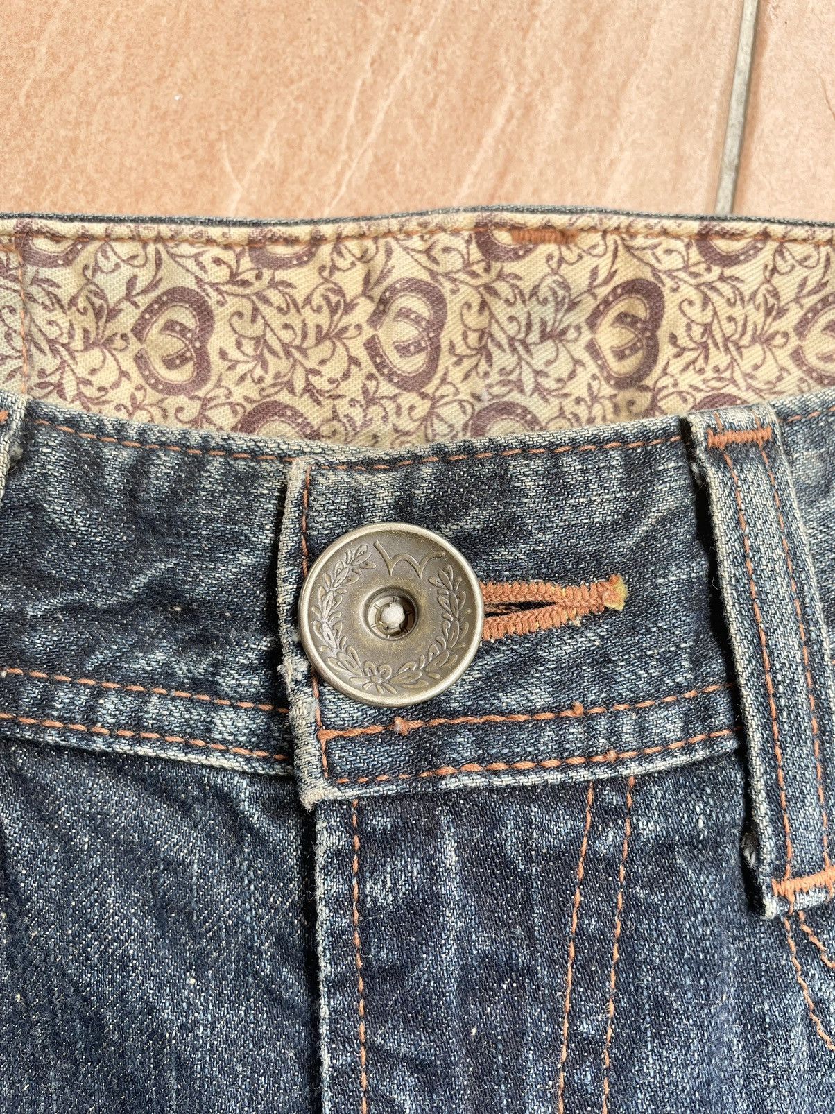 Edwin × Vintage 🔥🔥Edwin 503 blue trip jeans🔥🔥 Size US 33 - 9 Thumbnail