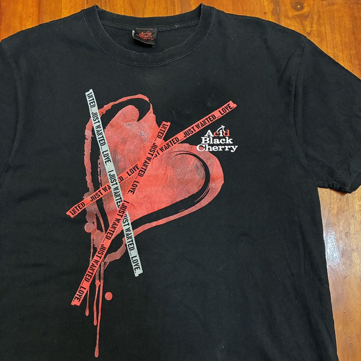 Band Tees Rare Band Tee Acid Black Cherry Tour 2015 Size US L / EU 52-54 / 3 - 2 Thumbnail
