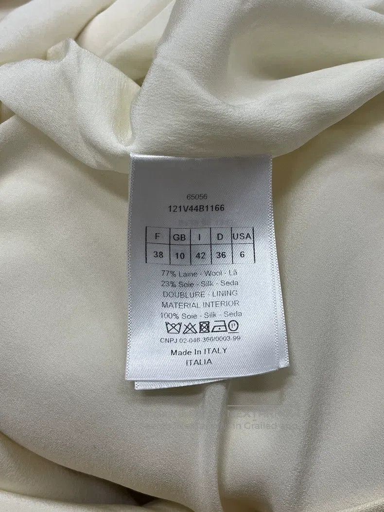 Dior Dior Beige silk wool suit jacket Size XS / US 0-2 / IT 36-38 - 5 Thumbnail