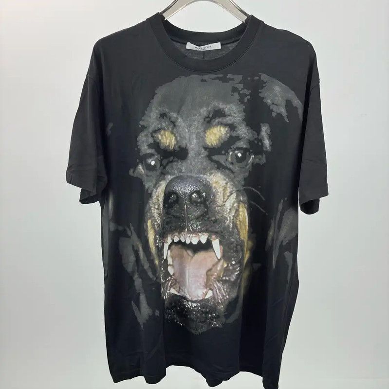 Givenchy Givenchy Black Rottweiler Graphic T-Shirt 0089 Size US S / EU 44-46 / 1 - 1 Thumbnail