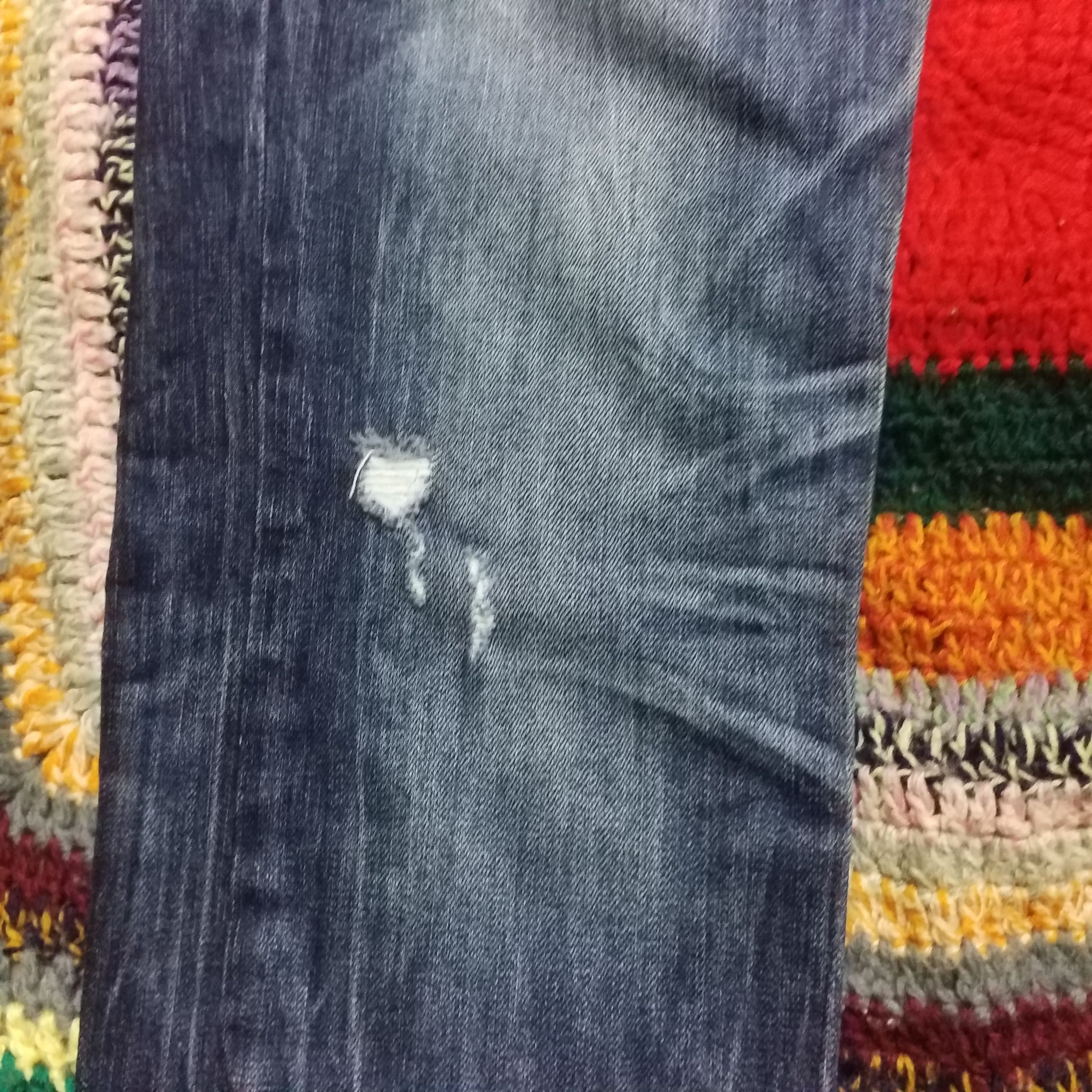 Japanese Brand PASTA DENIM STUDED ELASTIC JEANS PUNK SKINHEAD UNISEX Size US 30 / EU 46 - 5 Thumbnail